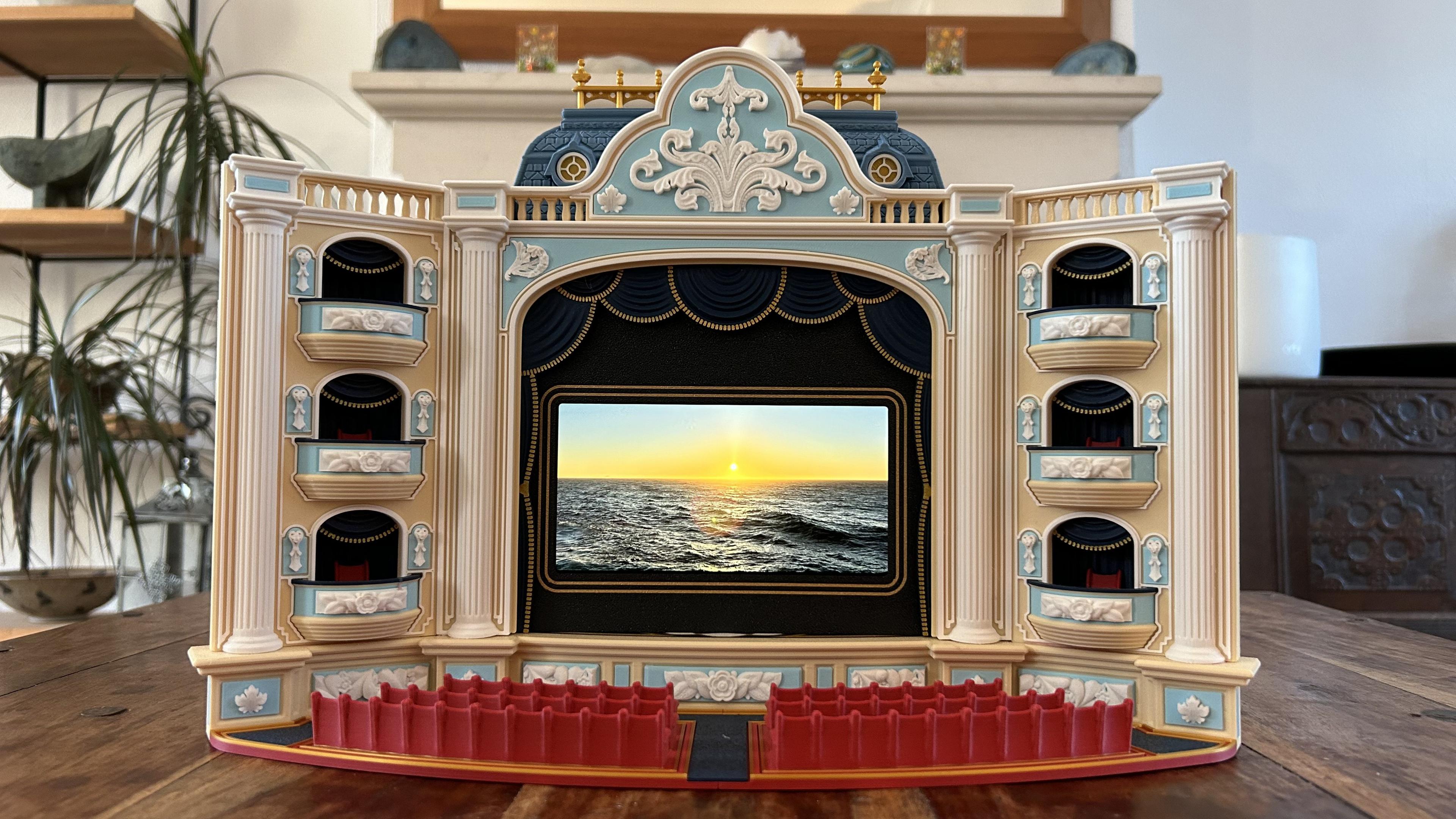 The Theatre (Light box / phone Cinema & Puppets Theatre) 3d model