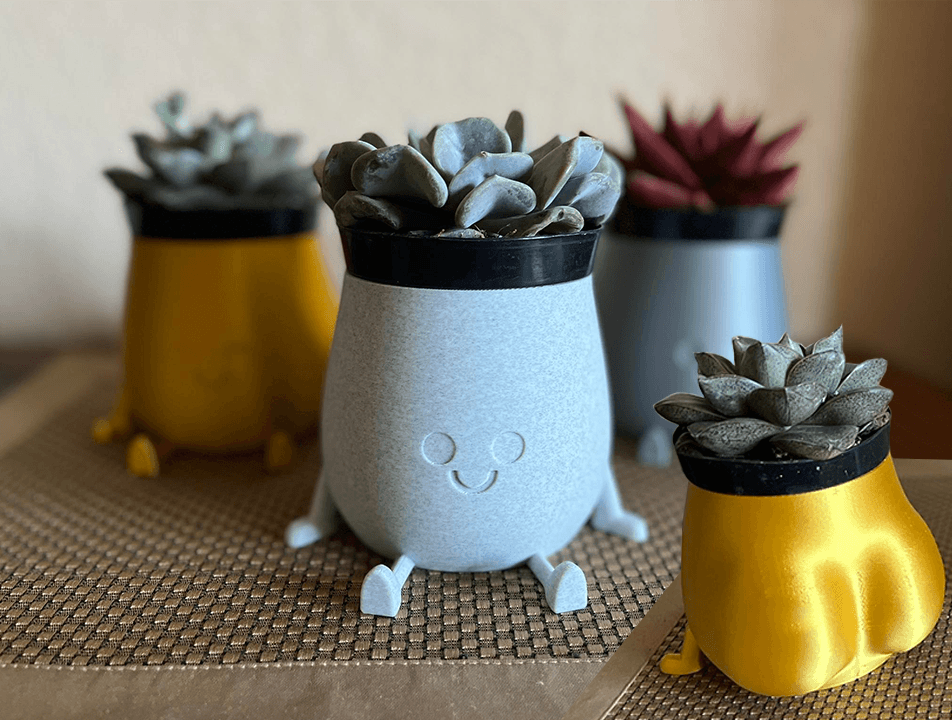 Chunky bum pot 3d model