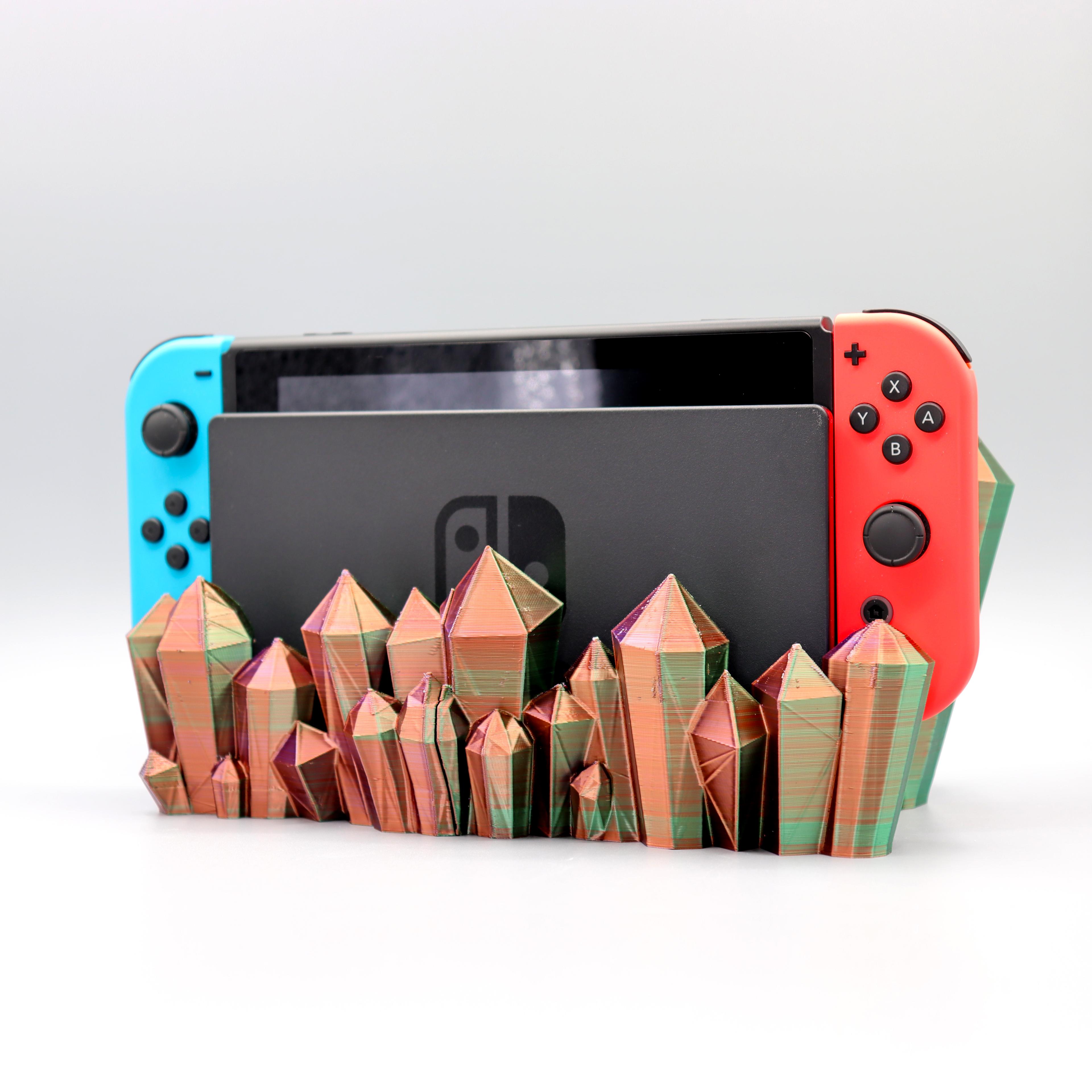 Crystal Nintendo switch dock 3d model