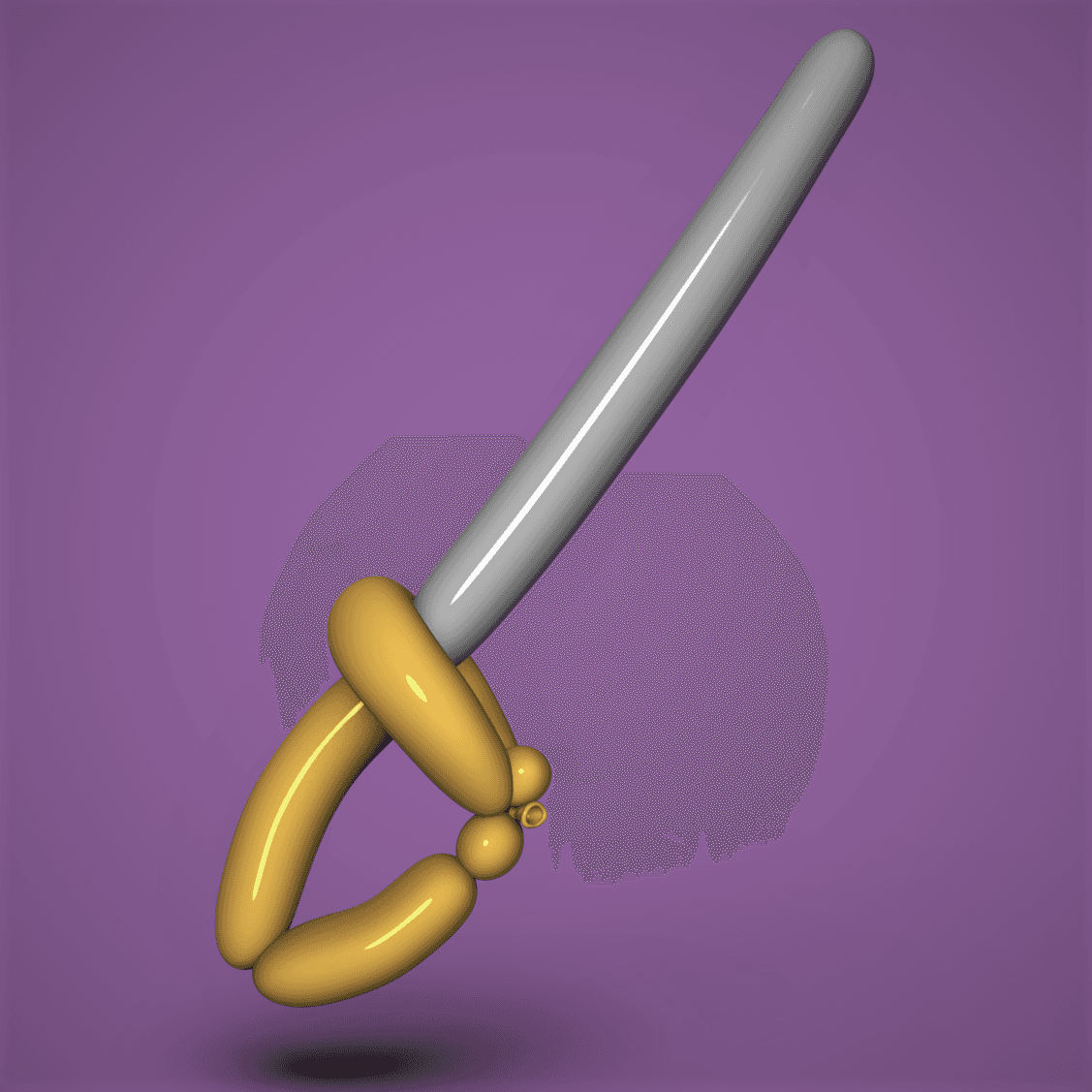 Balloon Sword 3d model