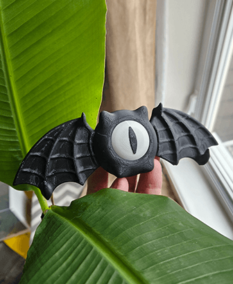 One Eyed Bat Wall Hook 3d model