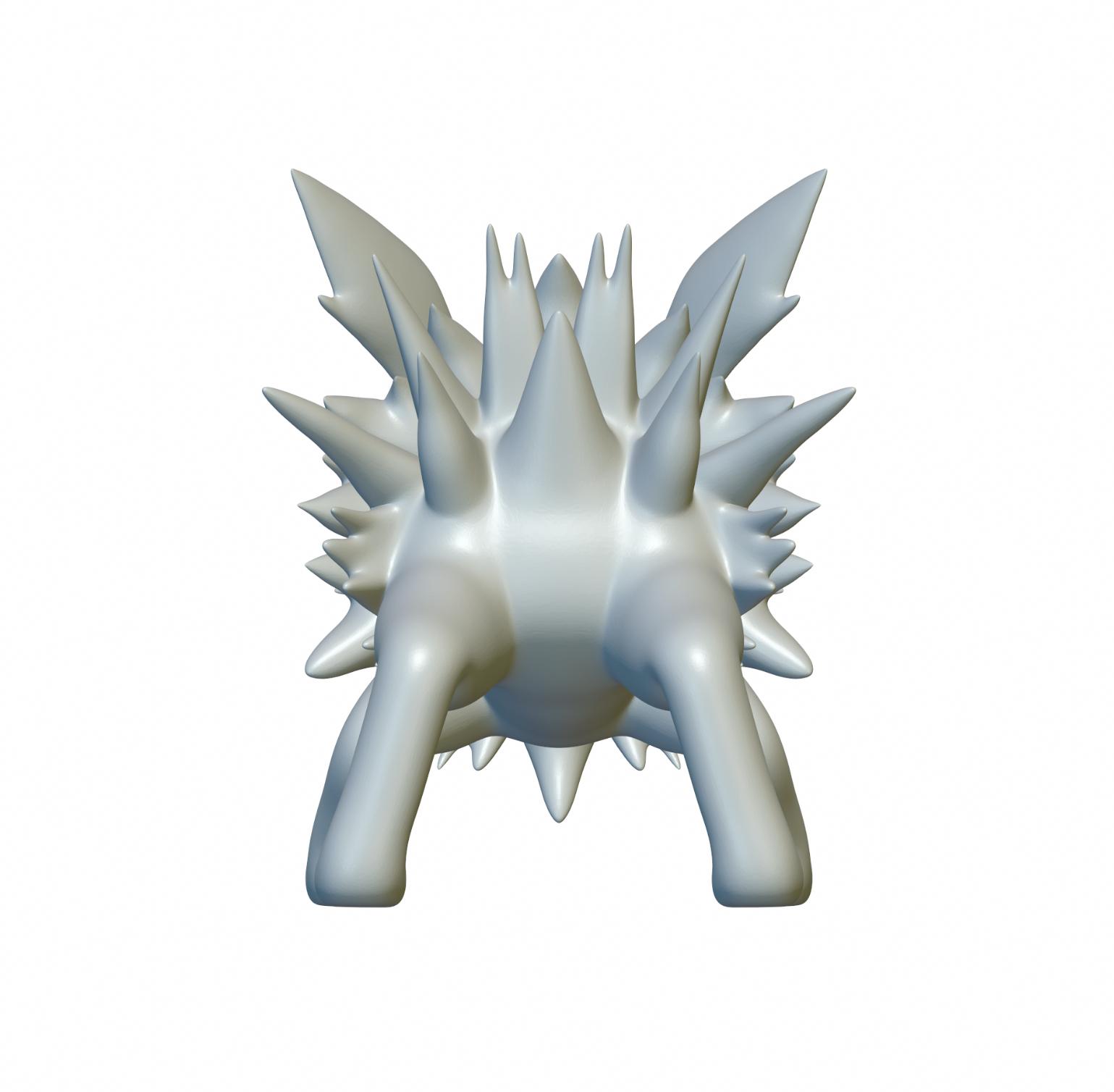 Pokemon Jolteon #135 - Optimized for 3D Printing 3d model