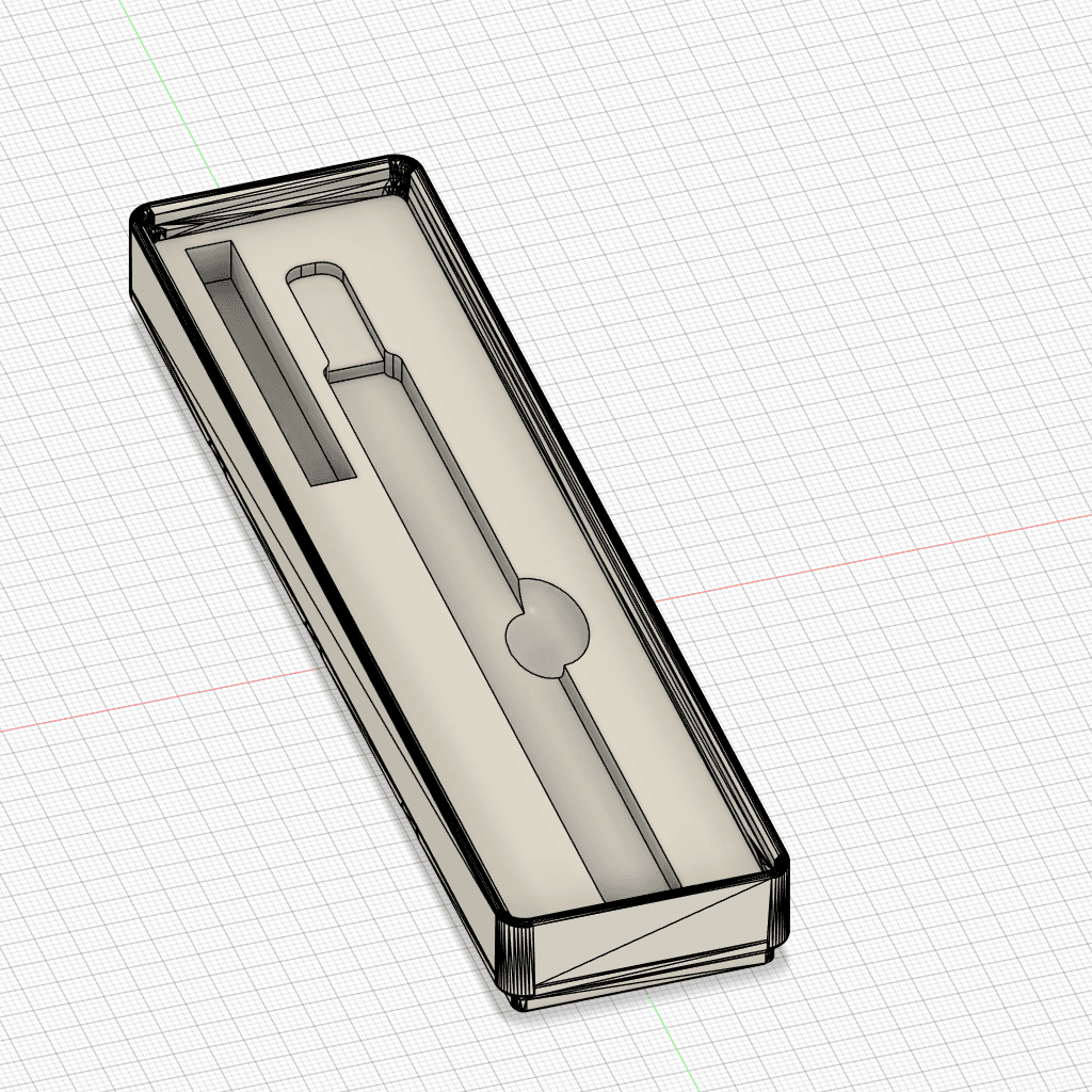 Gridfinity Scalp Holder 1x4 3d model