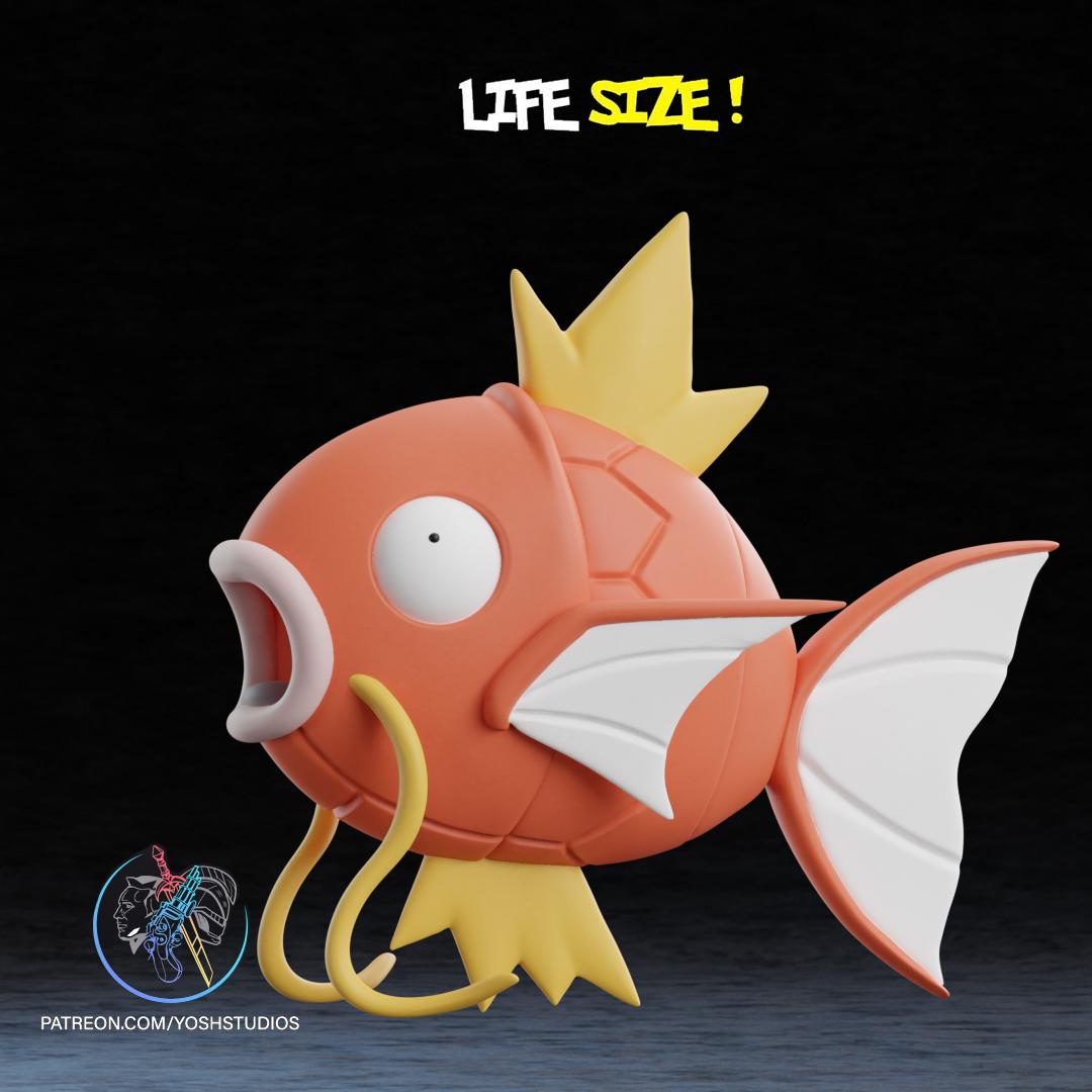 Life Sized Magikarp 3D Printer File STL 3d model