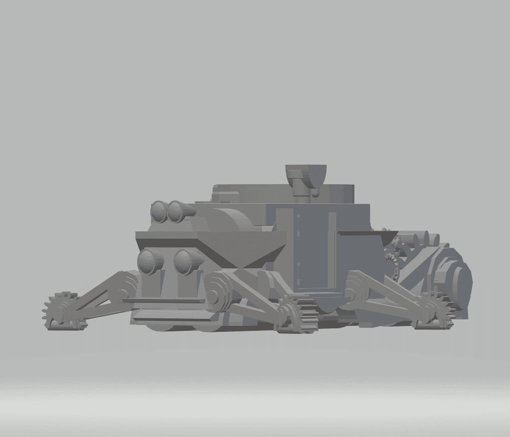 FHW:concept Junk Rocker Assault Defense turret basic (BoD) 3d model