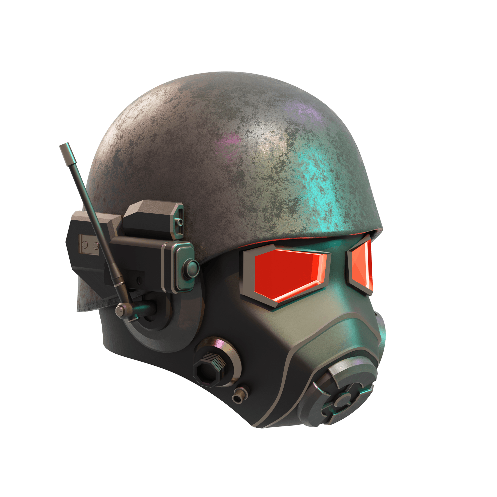 Fallout NCR Ranger Helmet 3d model