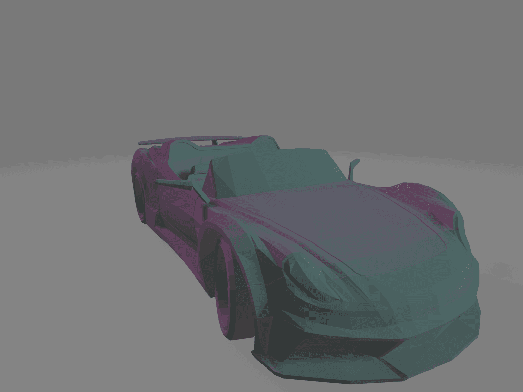 C7 Tuner Car 3d model