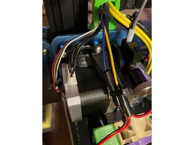 SV01 E3D Titan Extruder Stepper Mount (4mm offset) 3d model