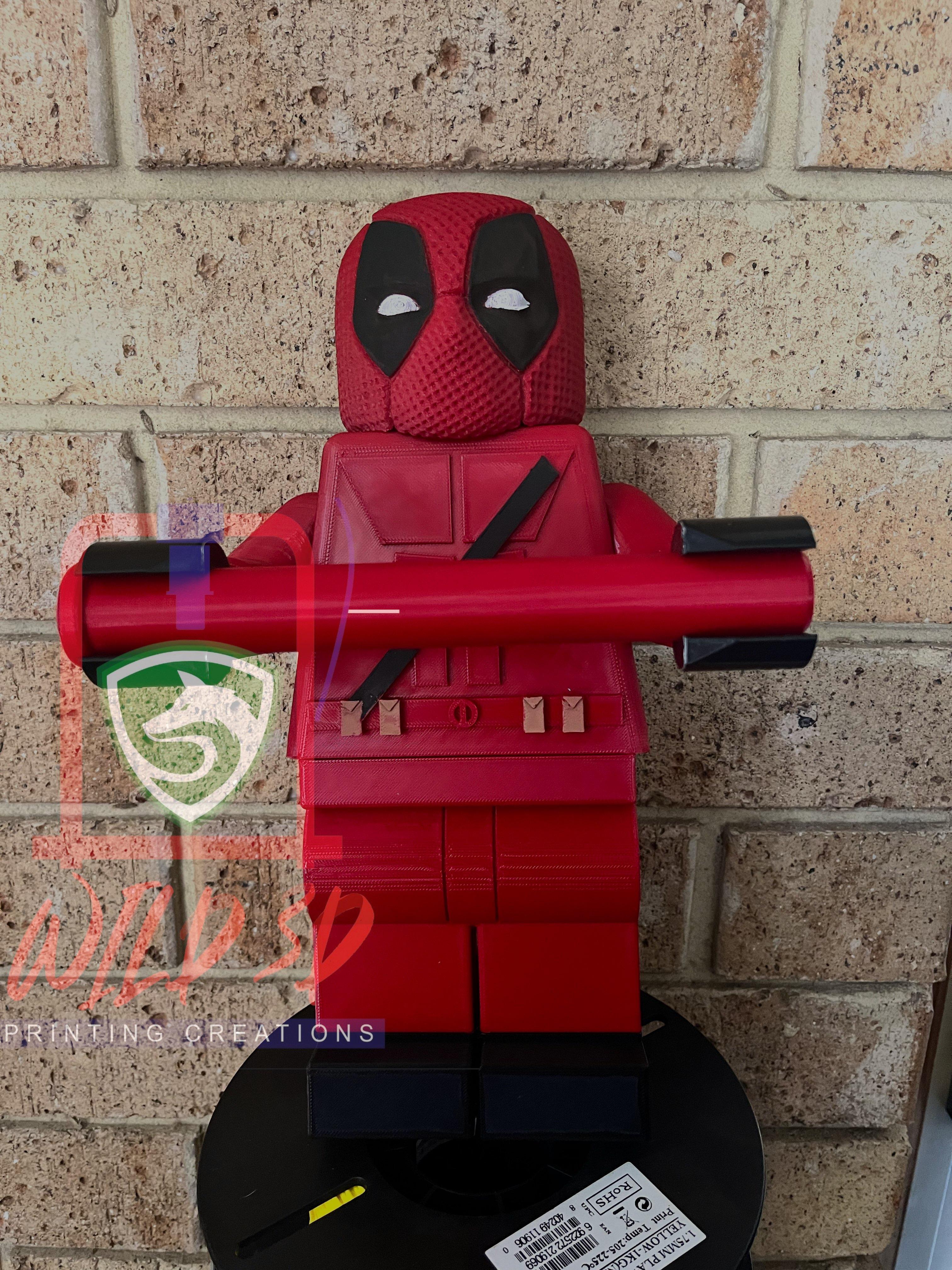 DeadPool Toilet Roll Holder  3d model