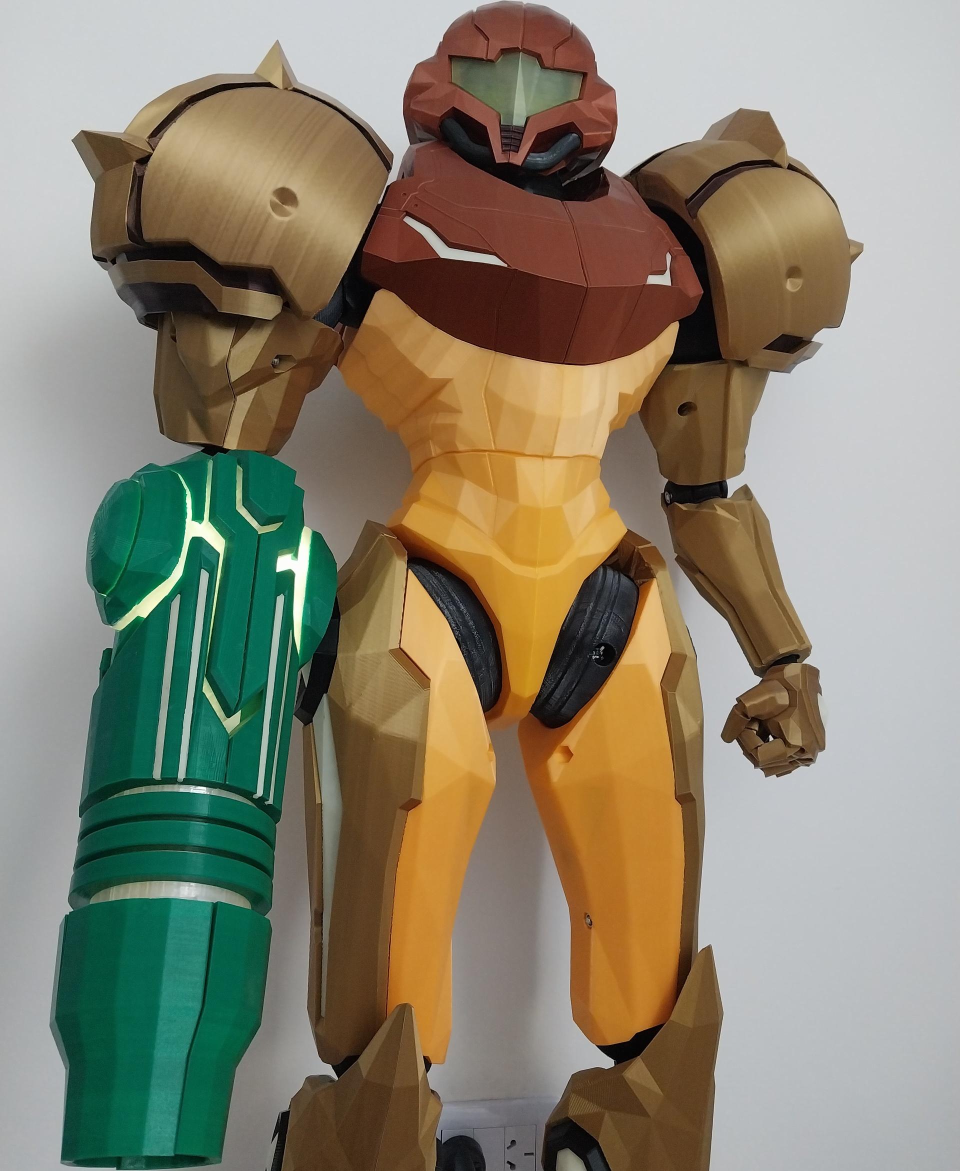 Samus' Varia Suit (articulated) - MP3:C 3d model