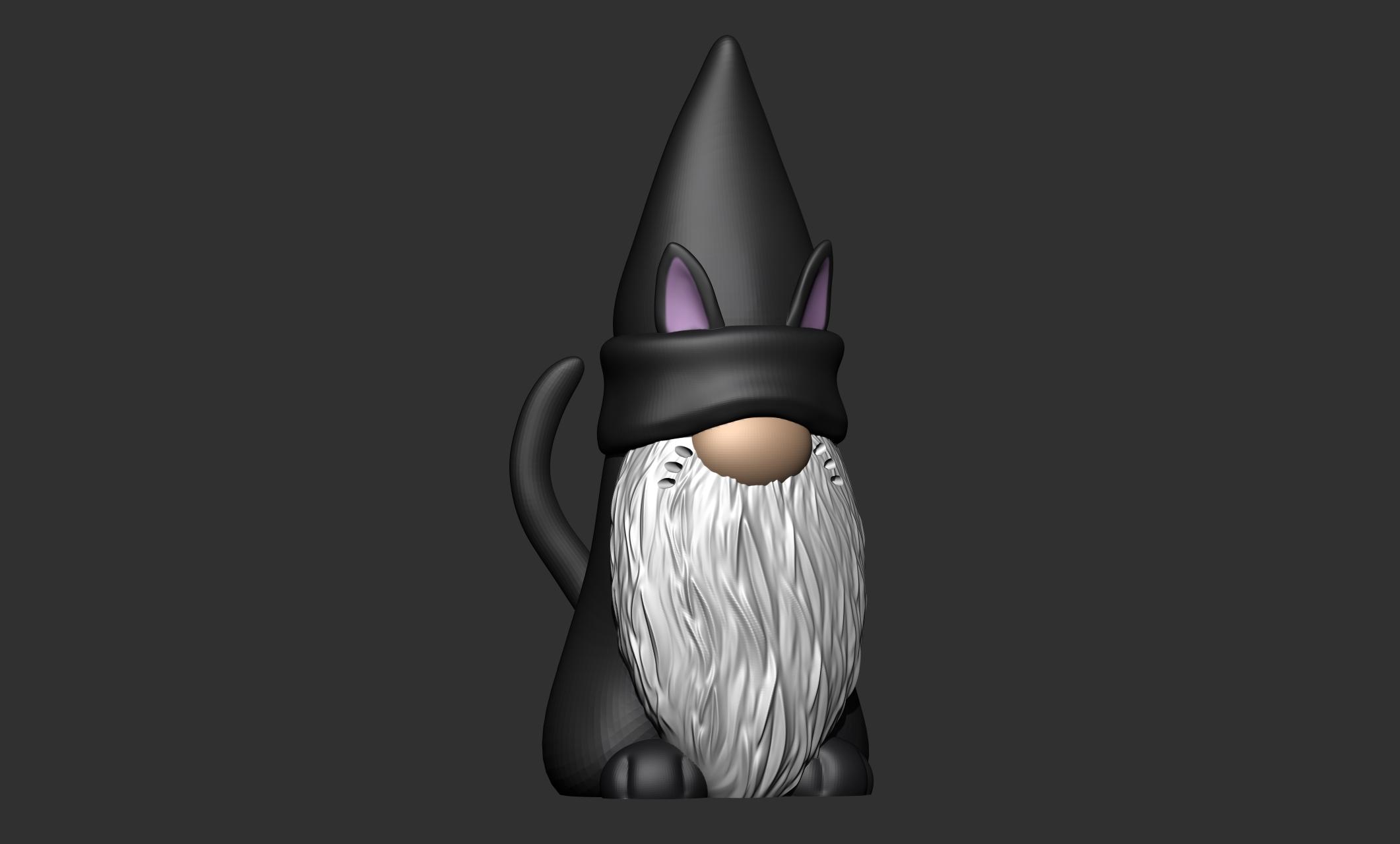 Black Cat Gonk 3d model