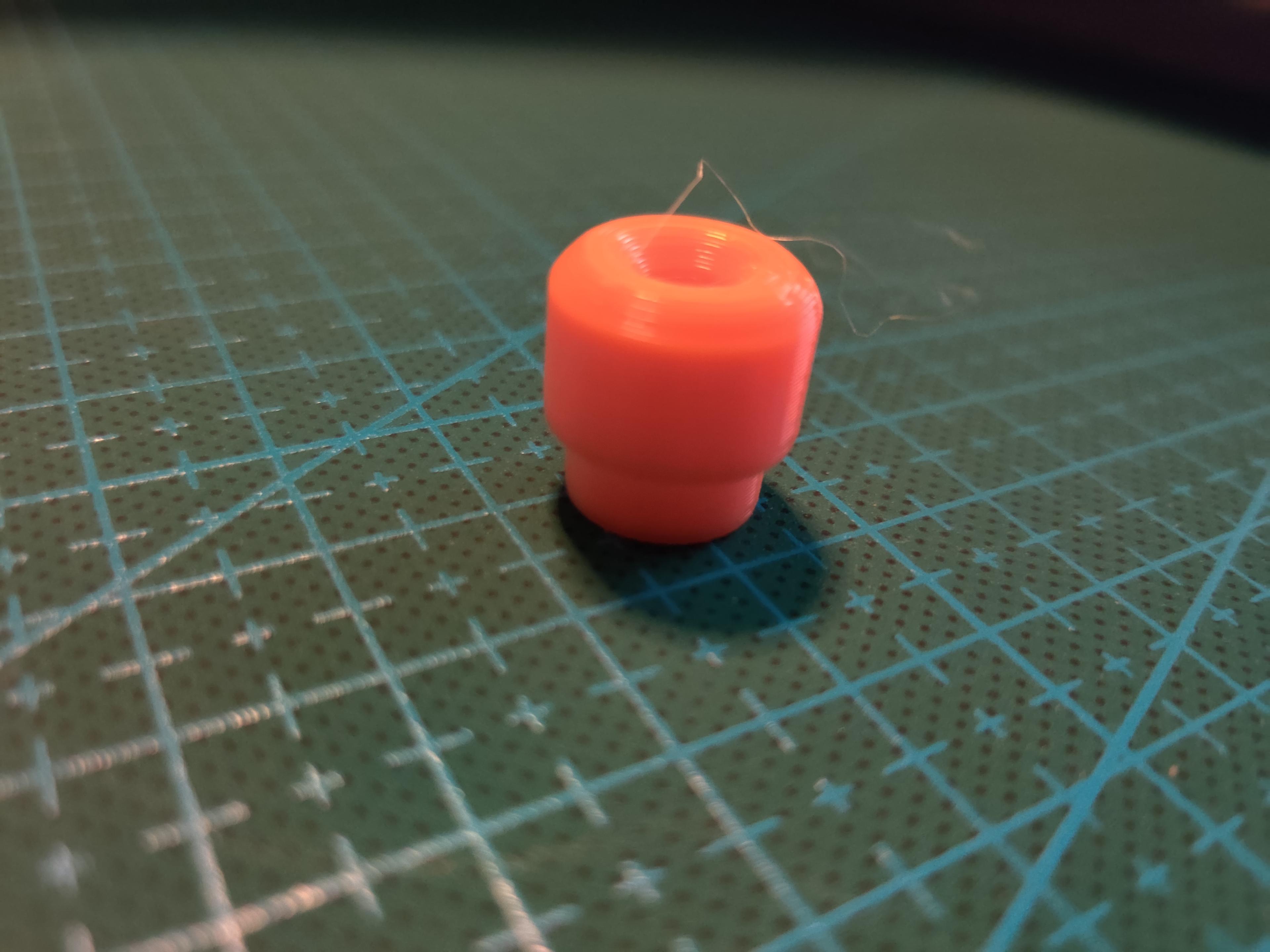 Bambu X1 Filament Buffer Button 3d model