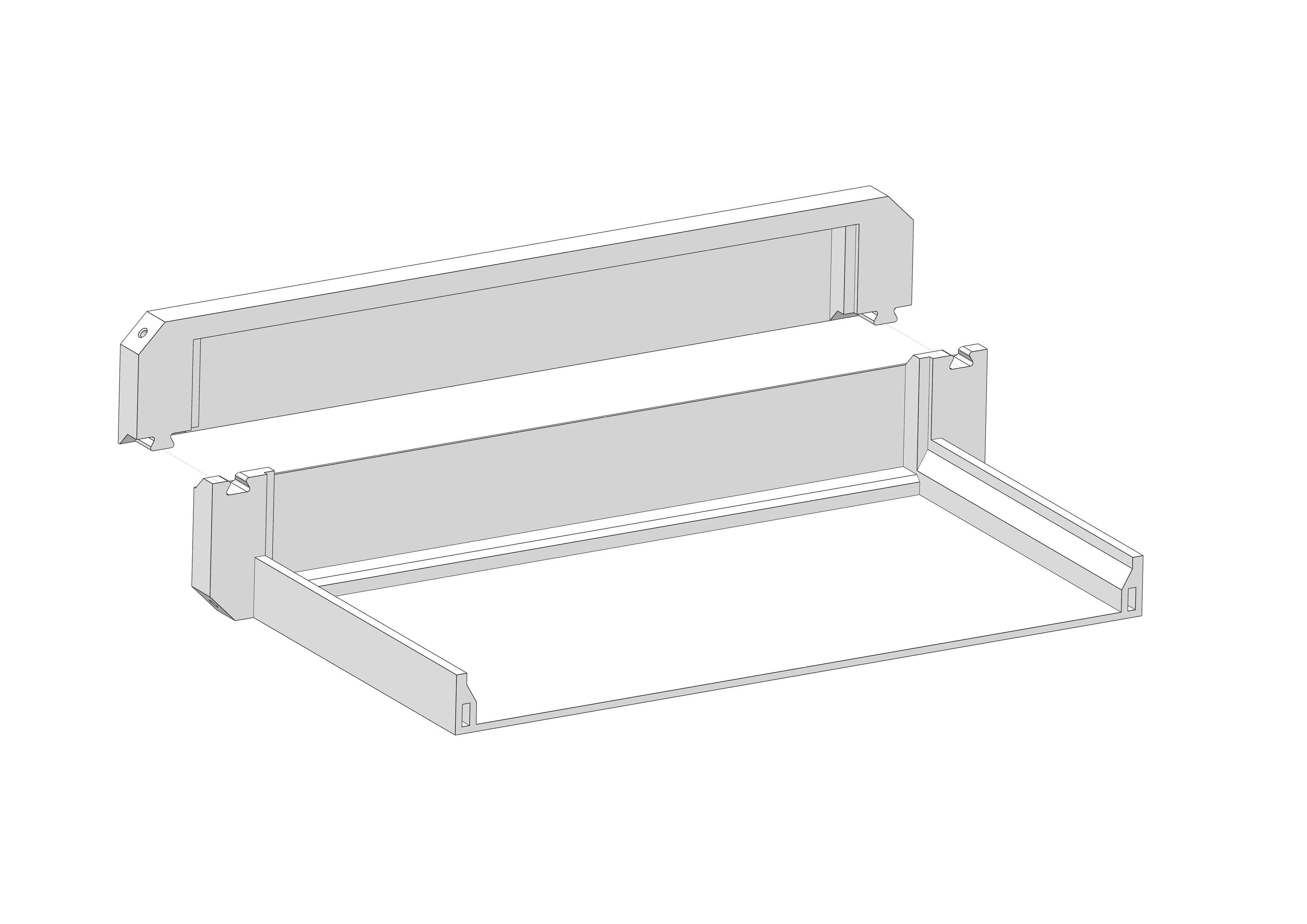 [BaBo duo] mono drawer module 60 3d model