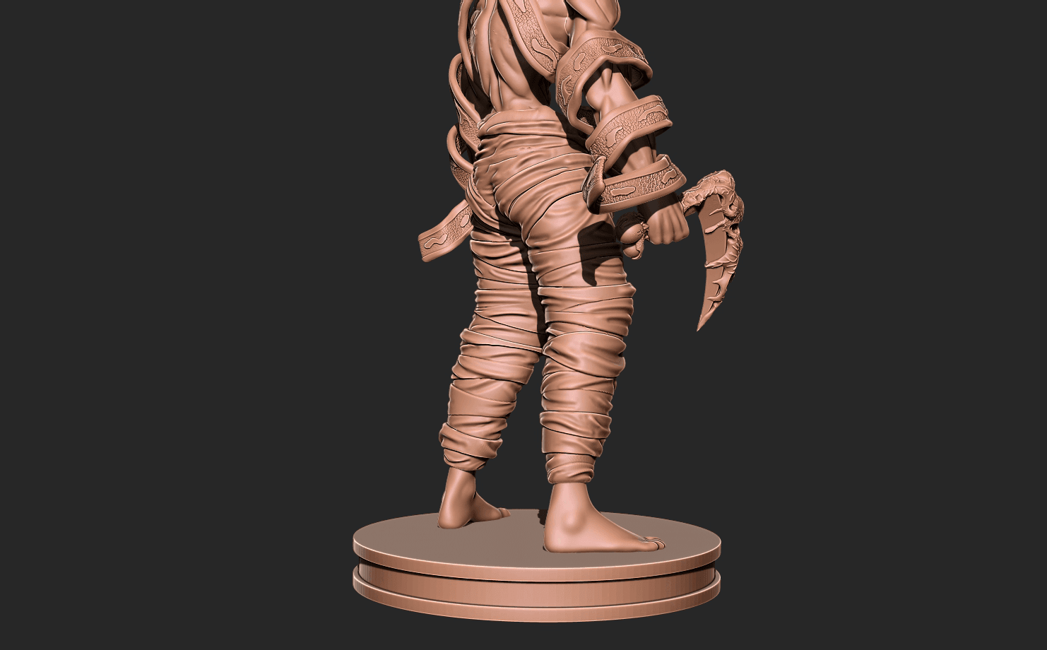 Demon slayer - Gyutaro rank 6 anime 3D print model 3d model