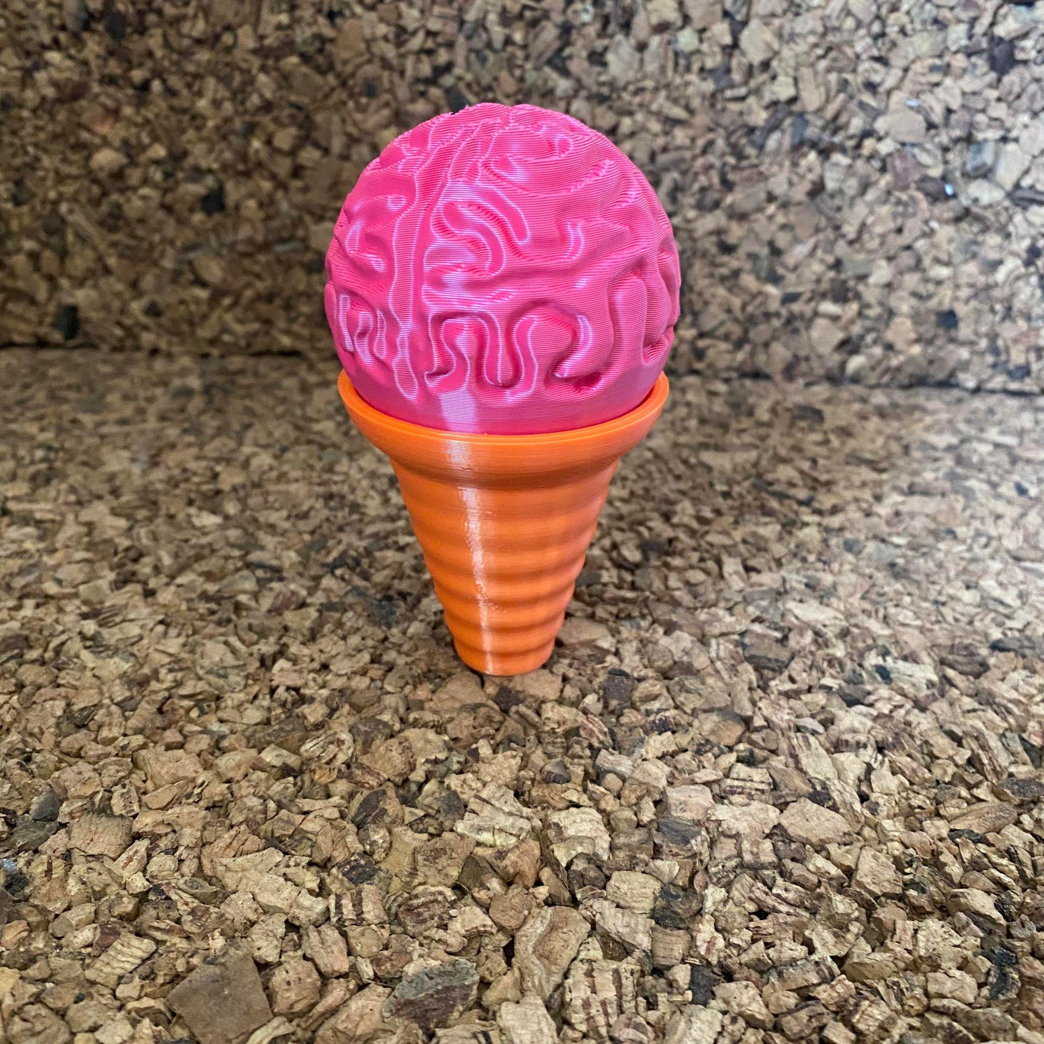 Ice cream Brain  3d model