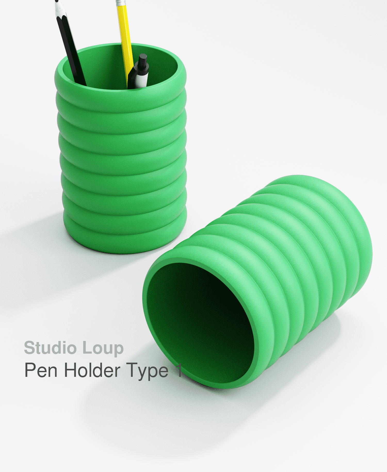 Pen Holder Type 1 3d model