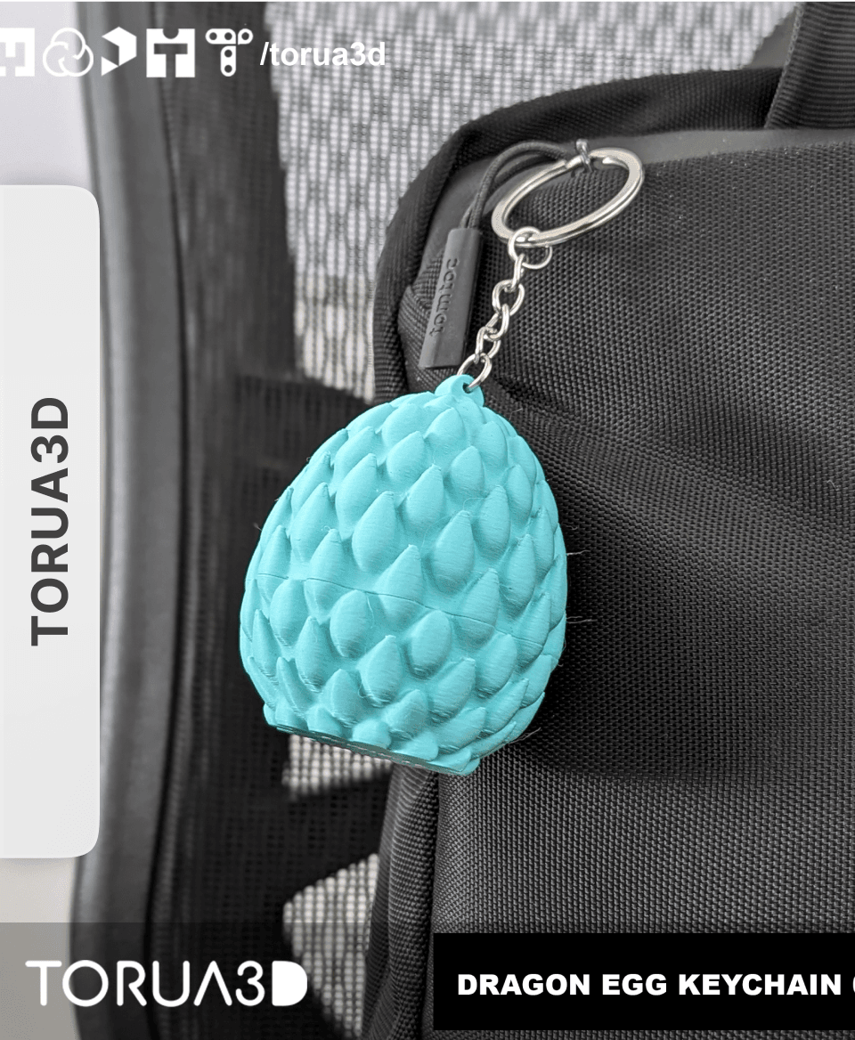 Dragon Egg Keychain 012 by TORUA3D 3d model