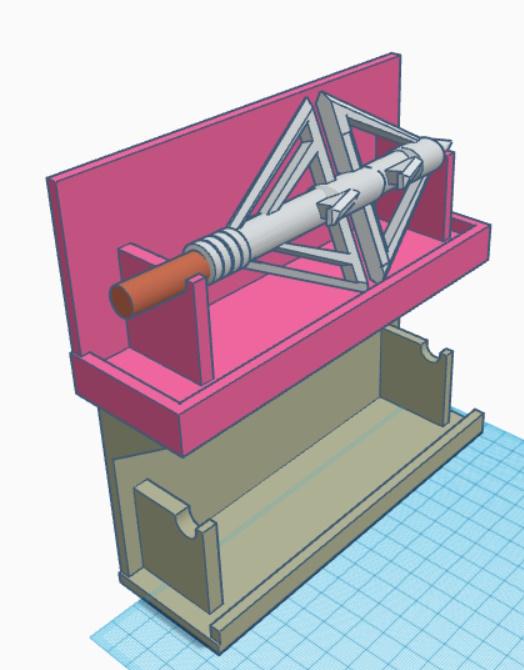 Arrow Tip and Stand 3d model