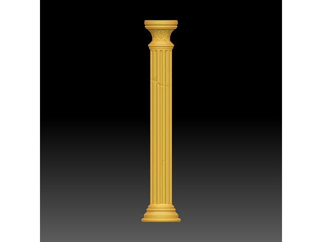 Greek Column Pillar 3d model