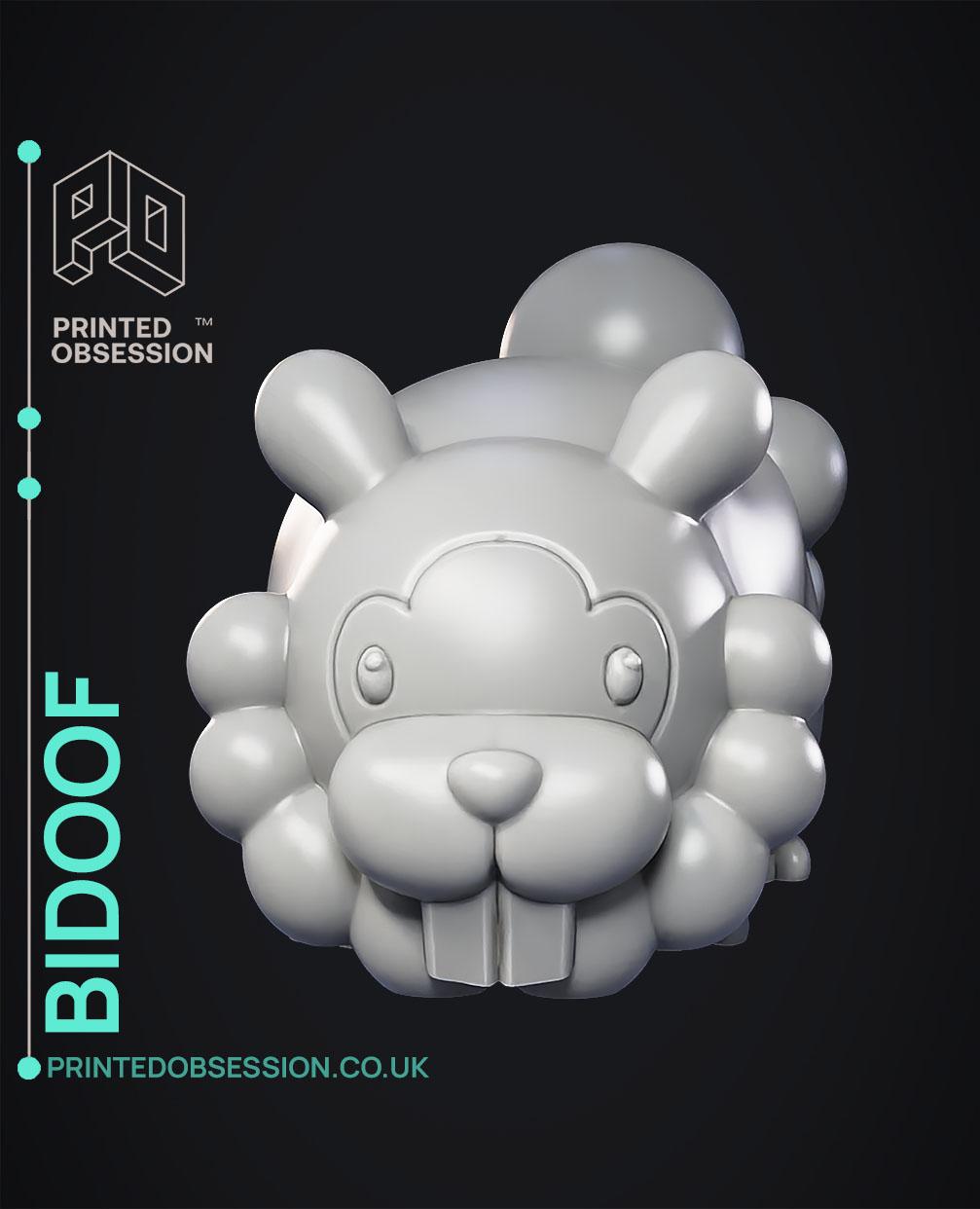 Bidoof - Pokemon - Fan Art 3d model