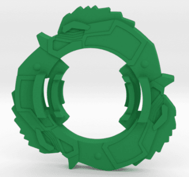 BEYBLADE RUSHING BOAR | COMPLETE | PLASTIC GEN SERIES 3d model