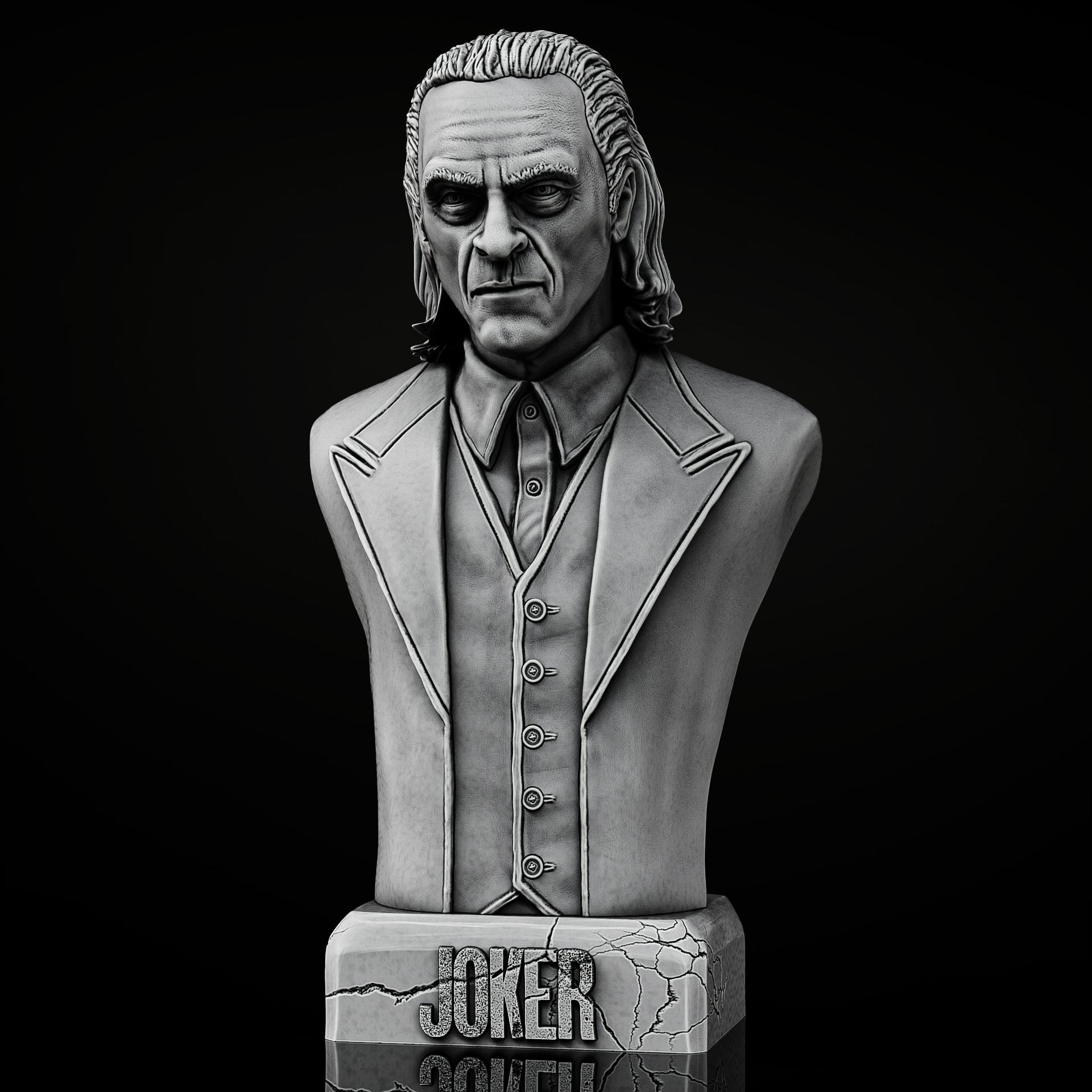 The Joker Bust 3d model