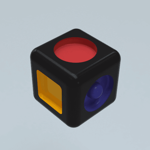 Shape Dice 3d model