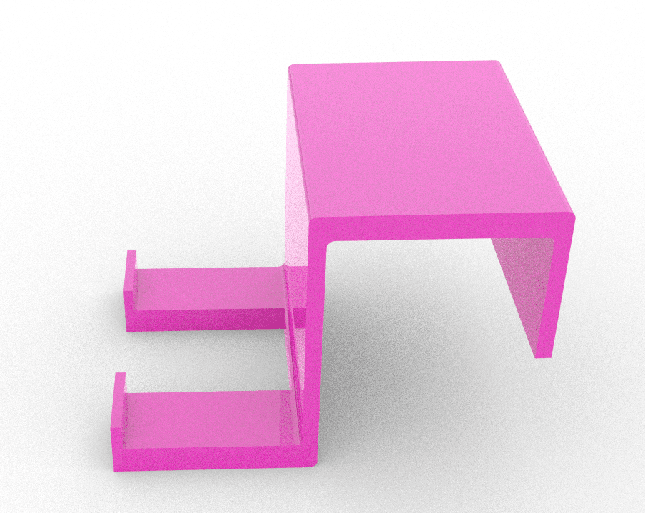 Bathroom shower stand 3d model