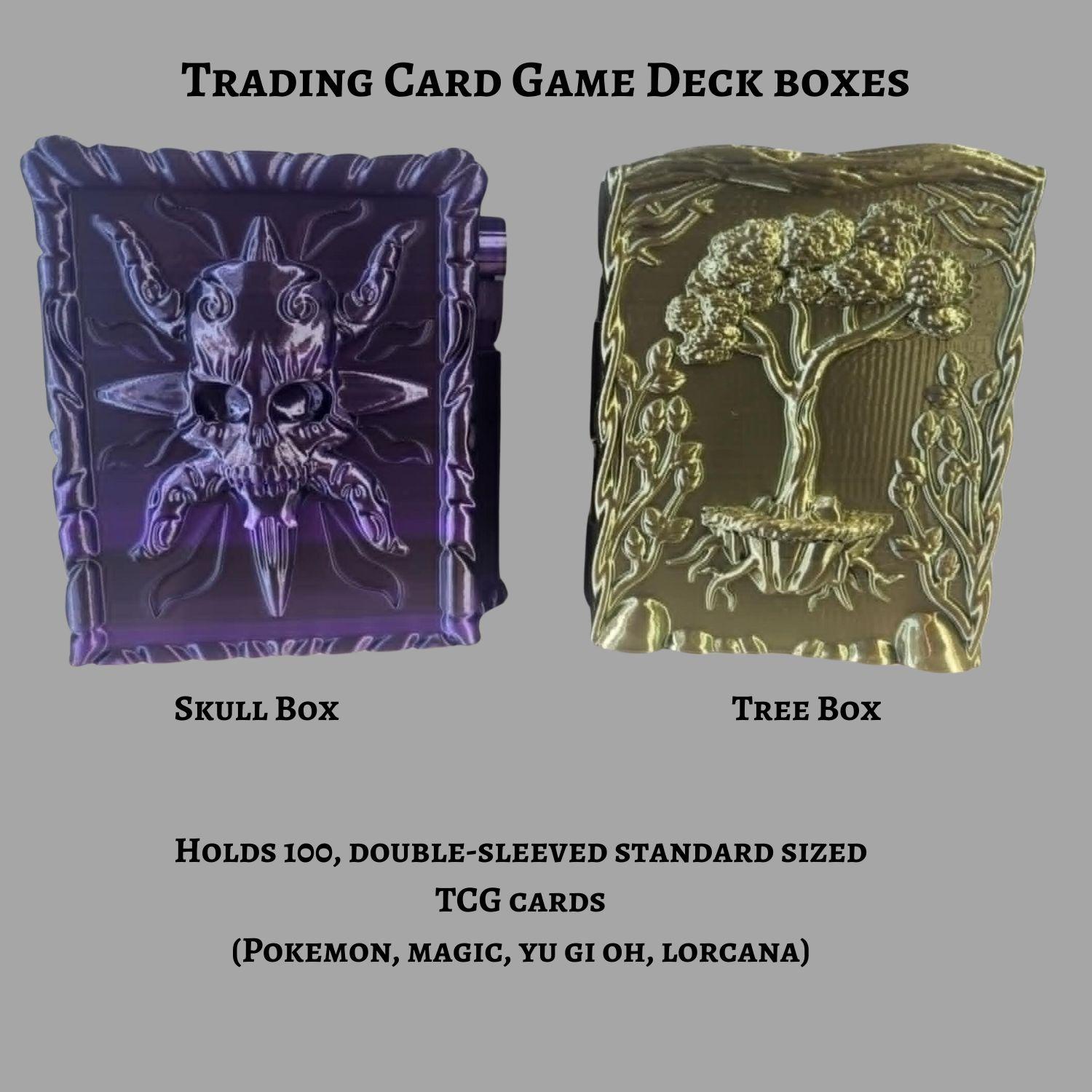 Tree Deck Box (for tcg Games) 3d model