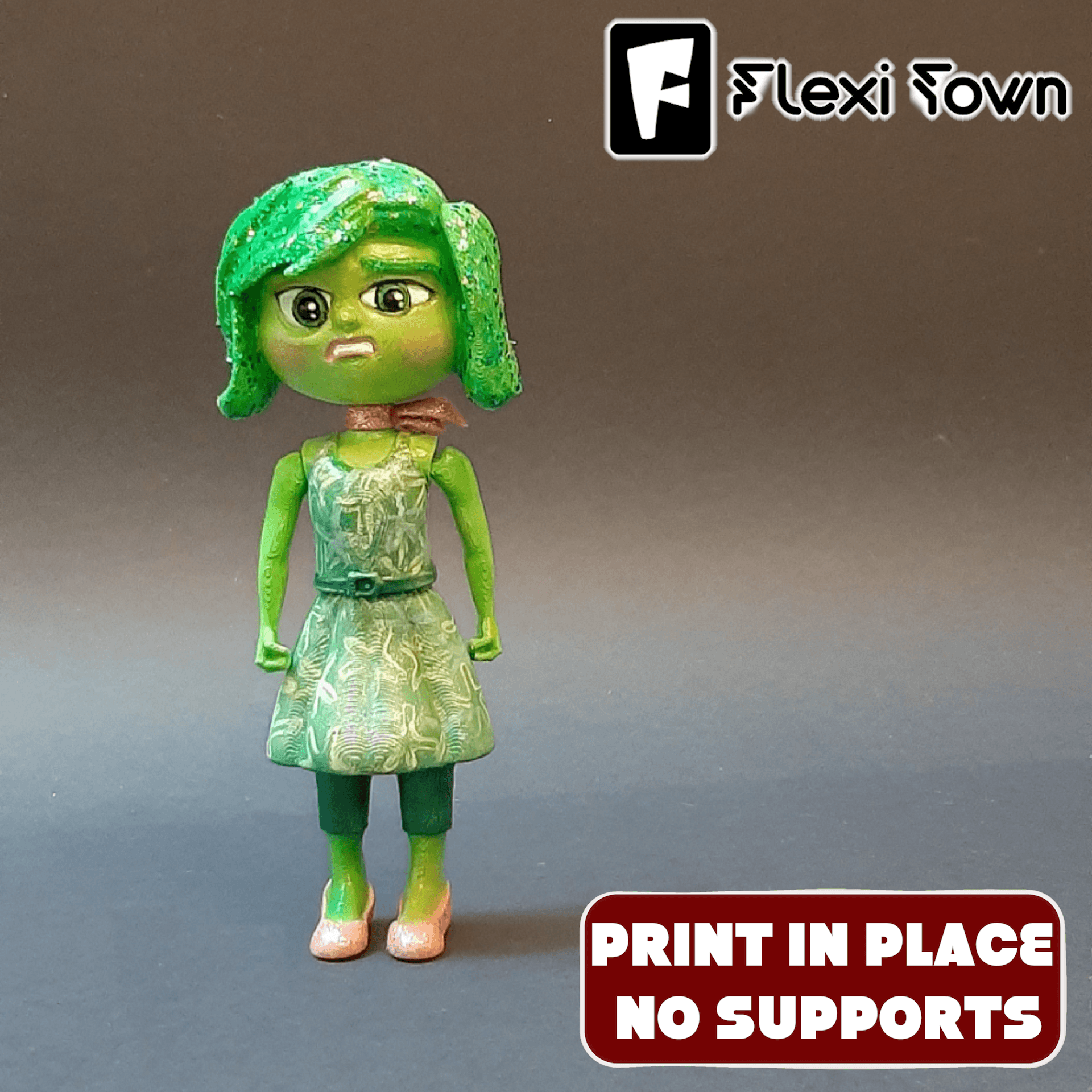 Flexi Print-in-Place Disgust  3d model