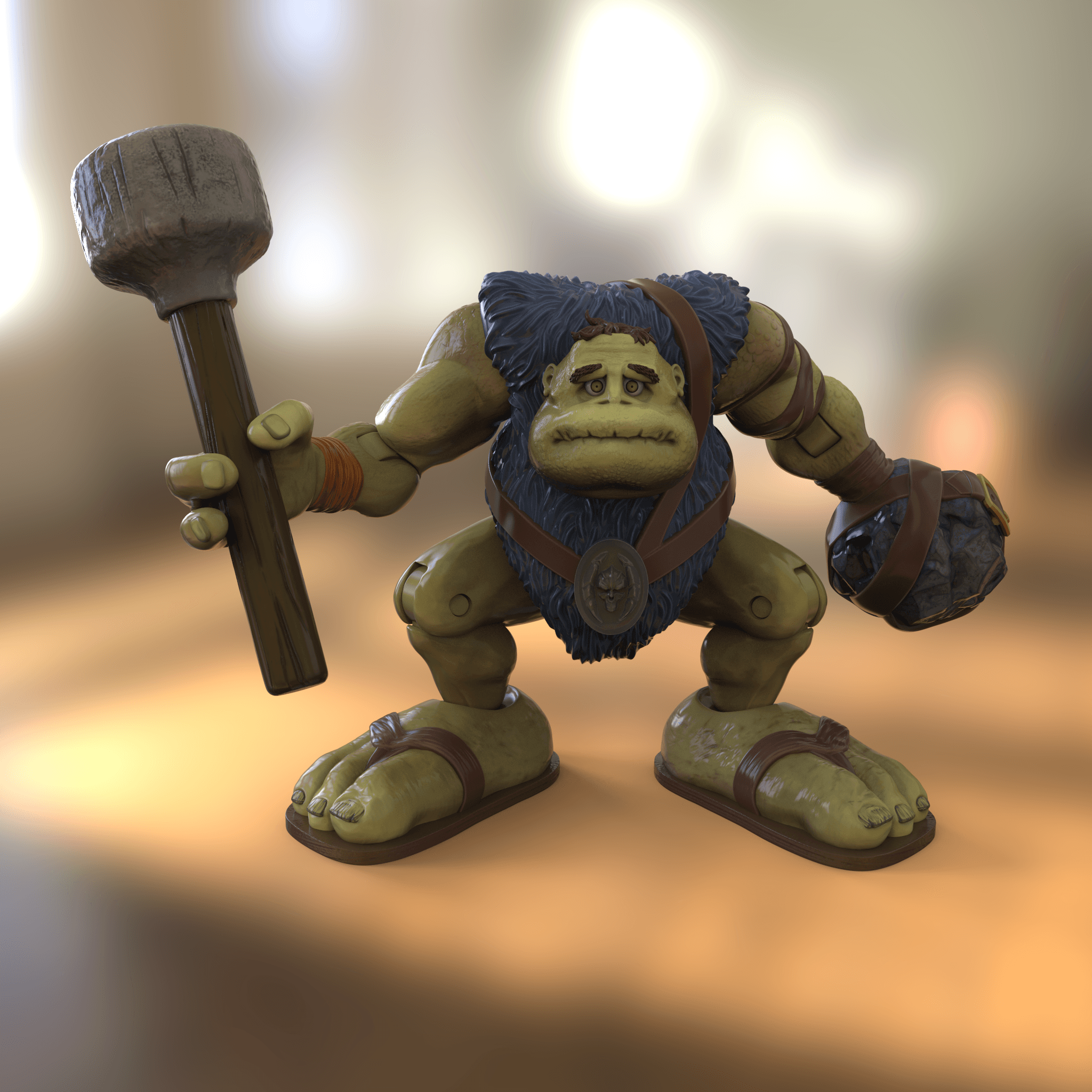 Small Soldiers Slam Fist 3d model