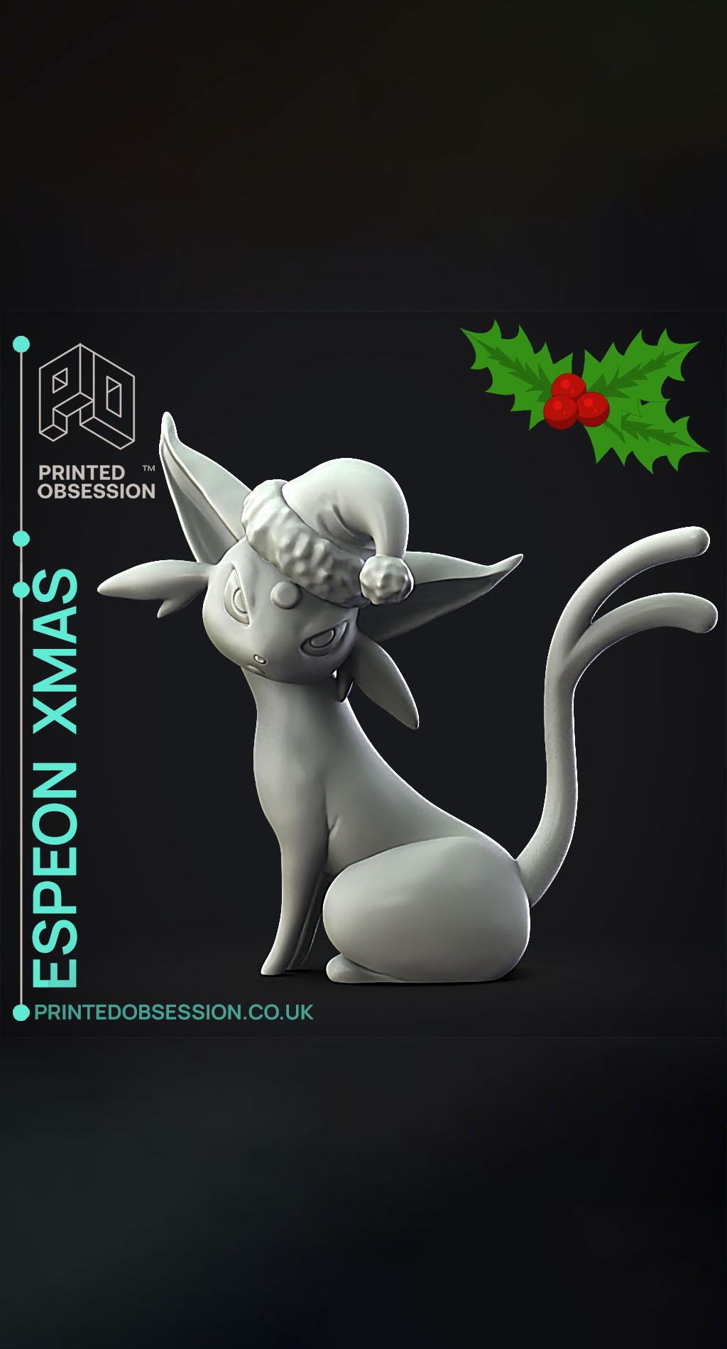 Espeon xmas - Pokemon - Fan Art 3d model