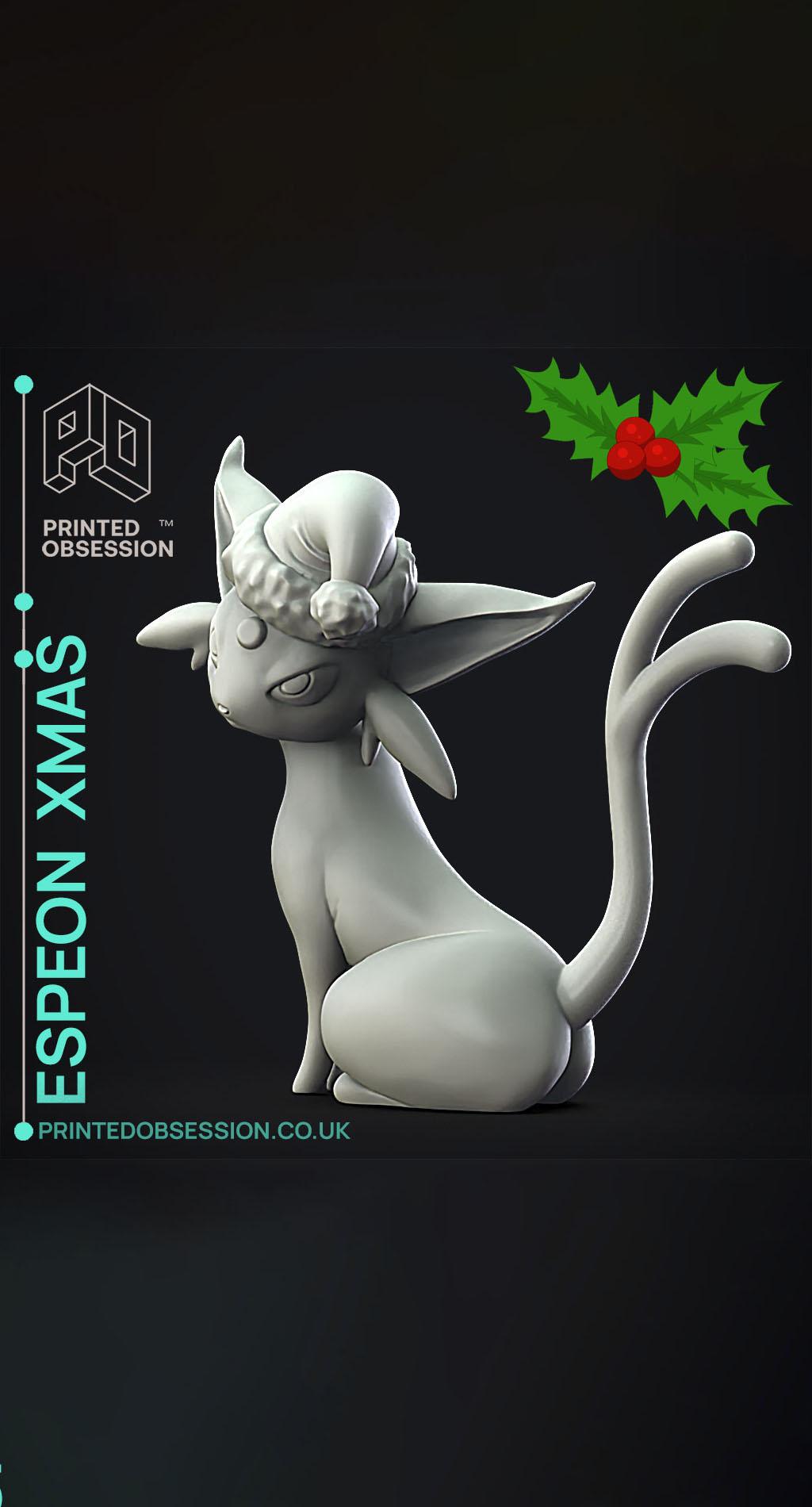 Espeon xmas - Pokemon - Fan Art 3d model