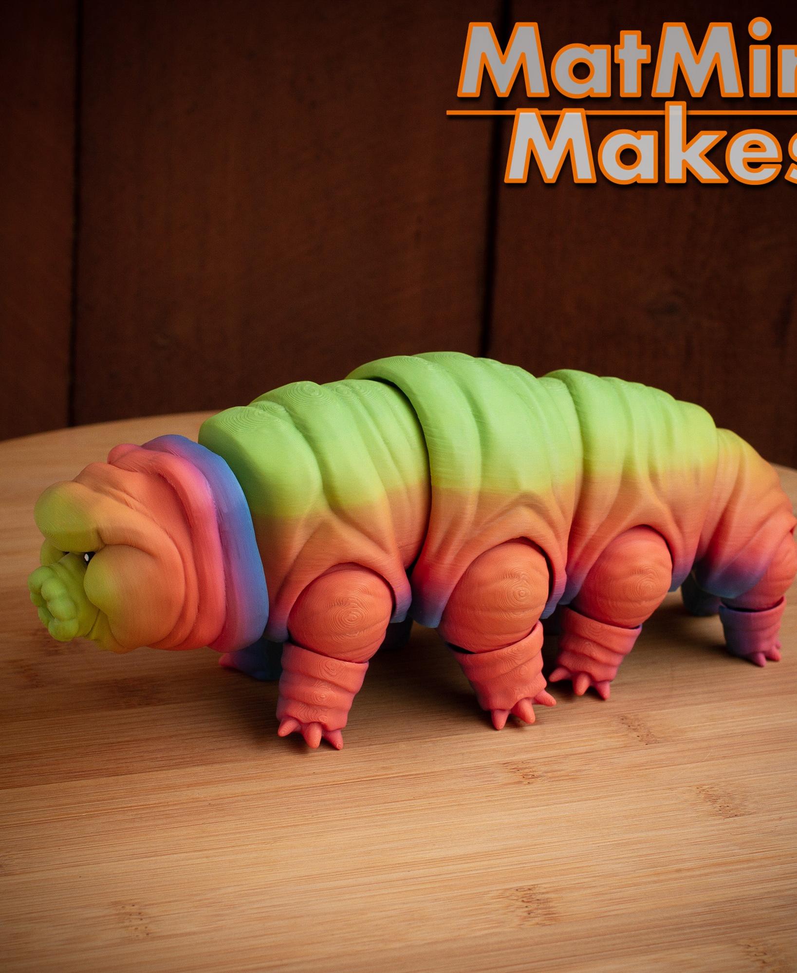 Tardigrade (Water Bear) - Articulated Figure 3d model