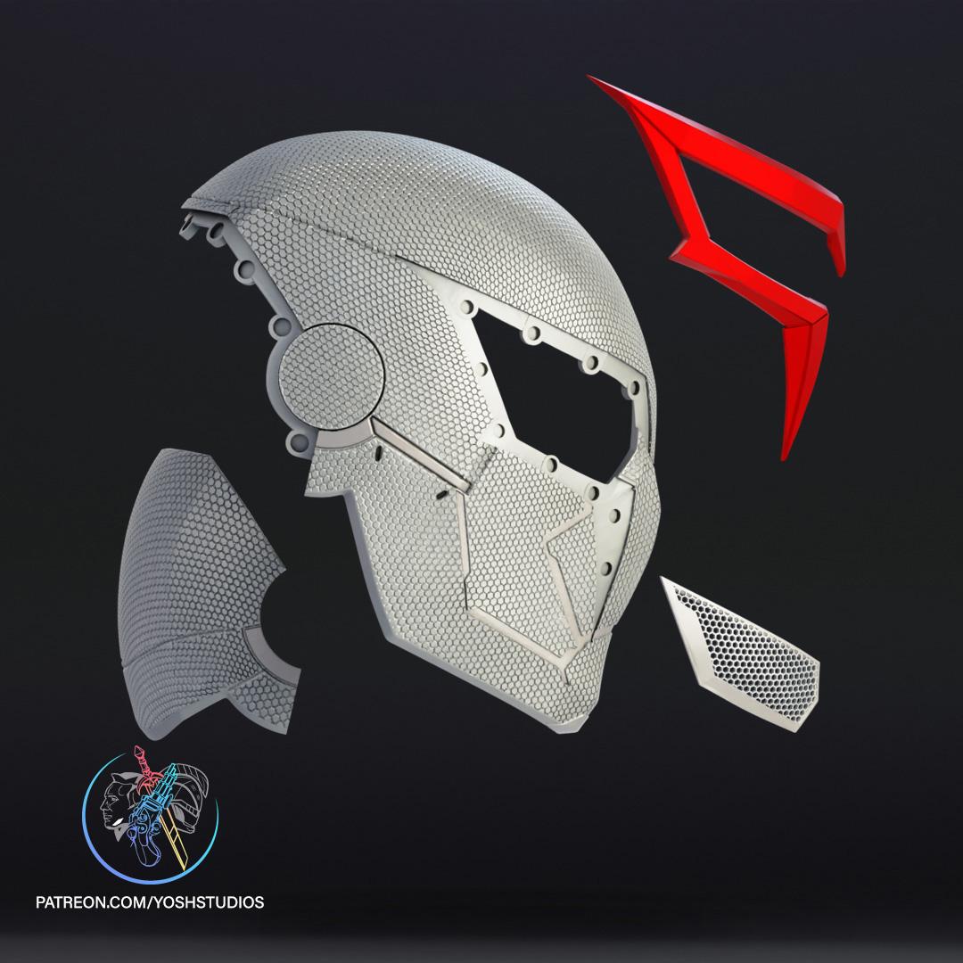 Spiderman 2099 White Venom Mask 3d Print File STL PS4 3d model