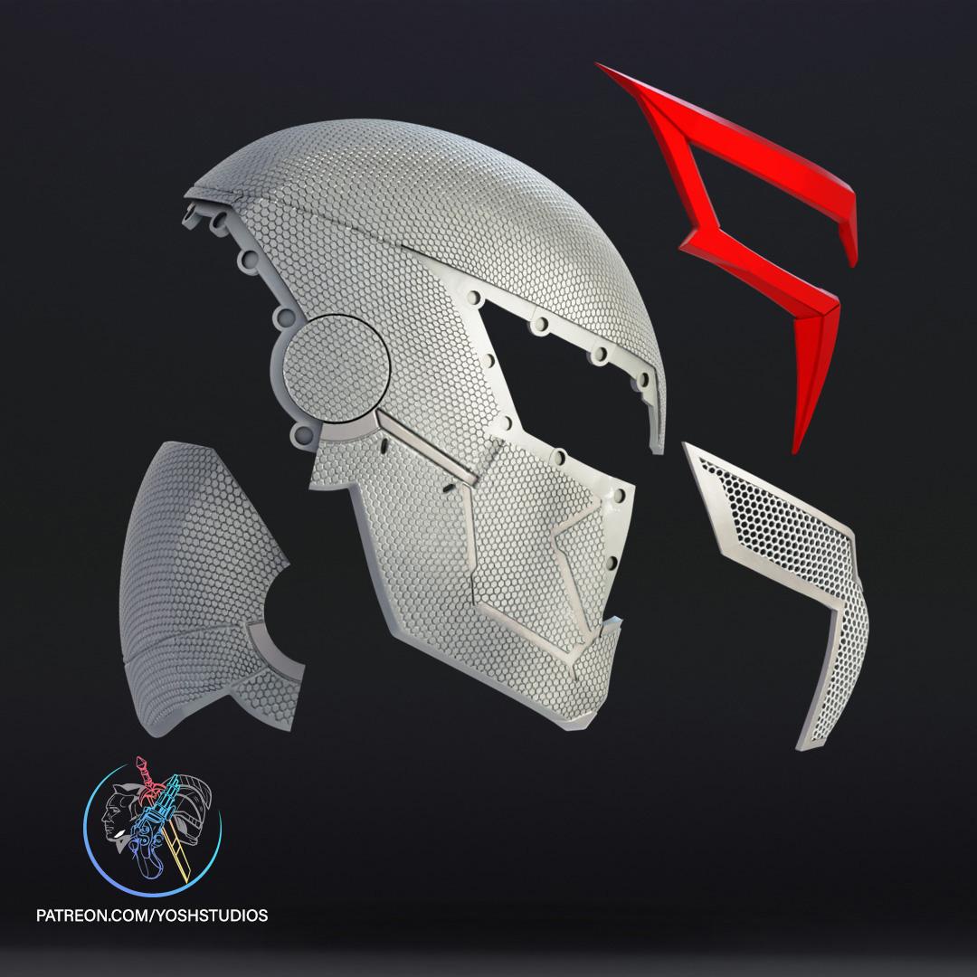 Spiderman 2099 White Venom Mask 3d Print File STL PS4 3d model