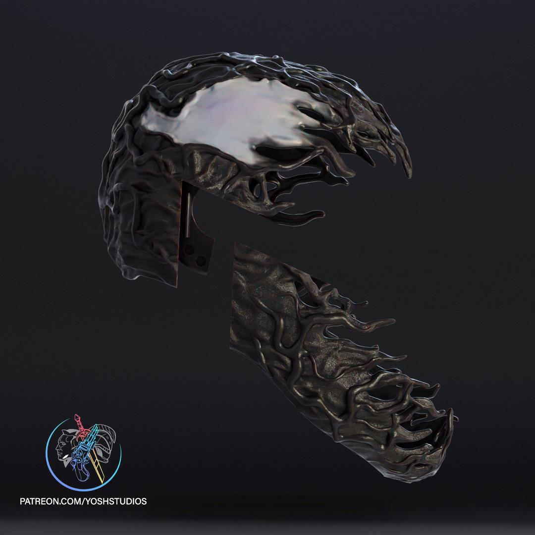 Spiderman 2099 White Venom Mask 3d Print File STL PS4 3d model