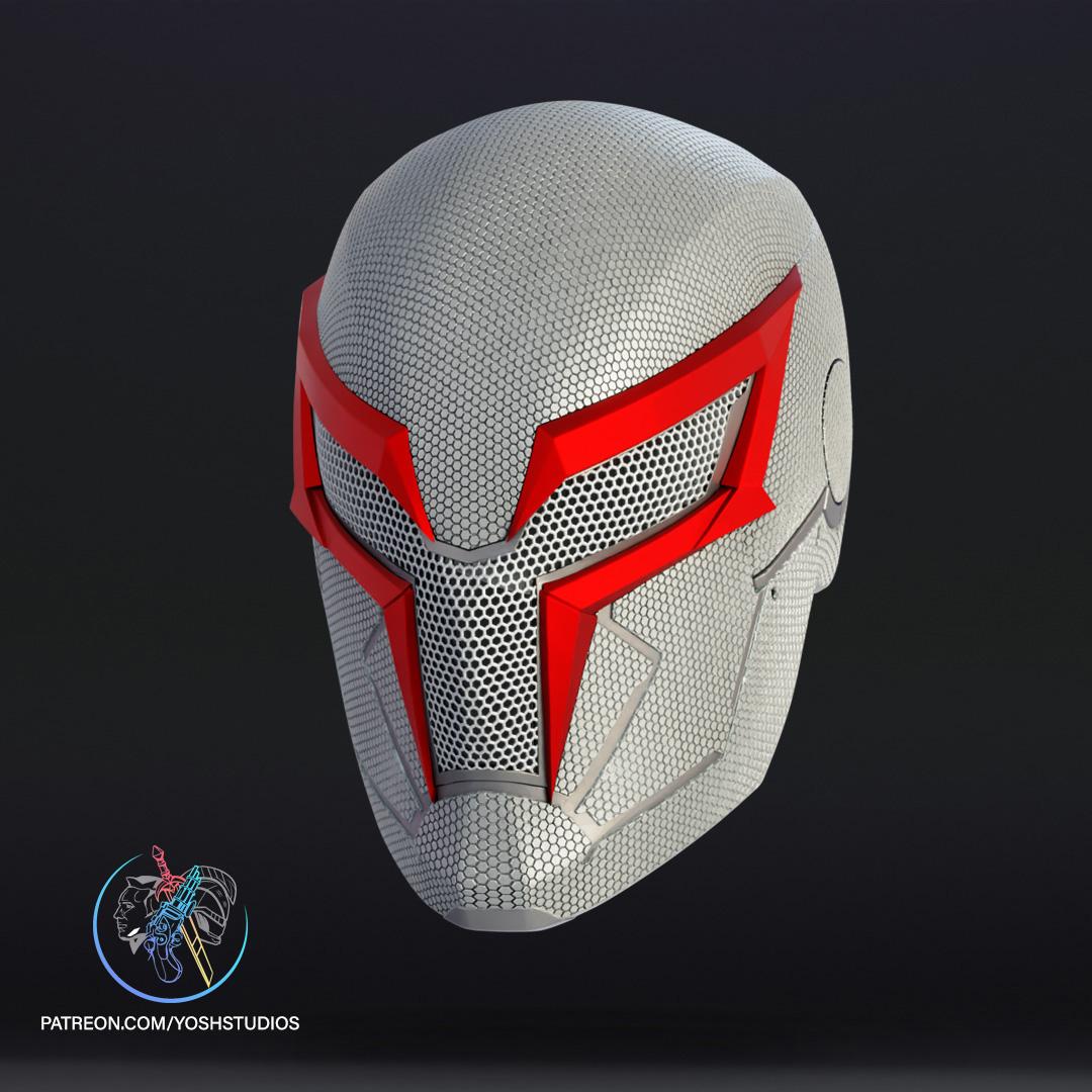 Spiderman 2099 White Venom Mask 3d Print File STL PS4 3d model