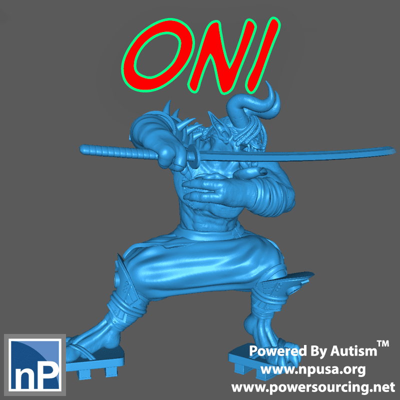 Oni Warrior 3d model