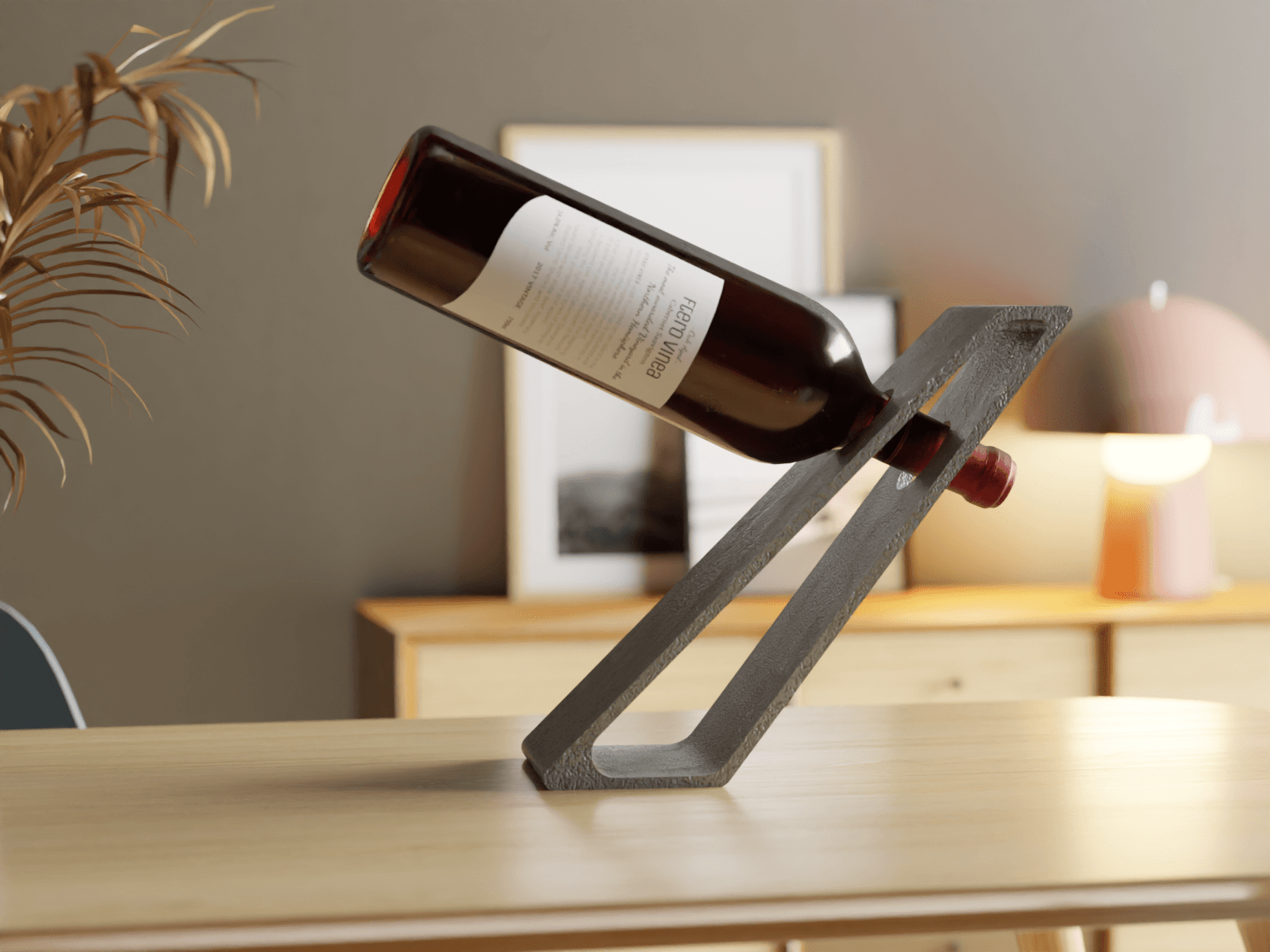 LevitaVin - The Gravity-Defying Wine Holder 3d model