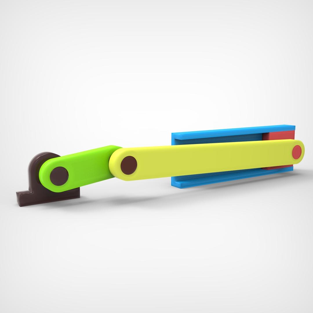 Slider Crank Mechanism  3d model