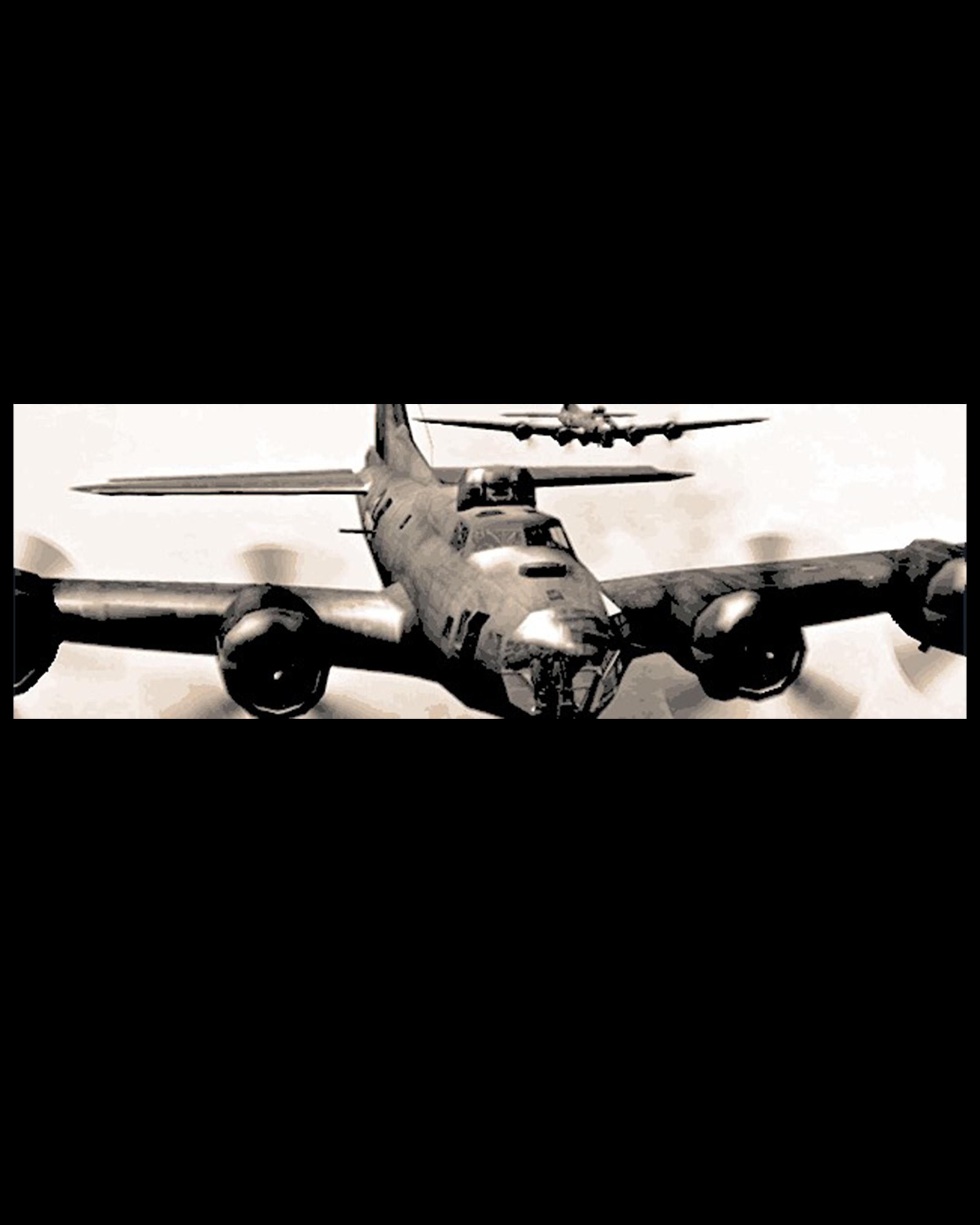 Boeing B-17 Flying Fortress US Air Force Bomber WWII - Tribute Set of Bookmarks 3d model