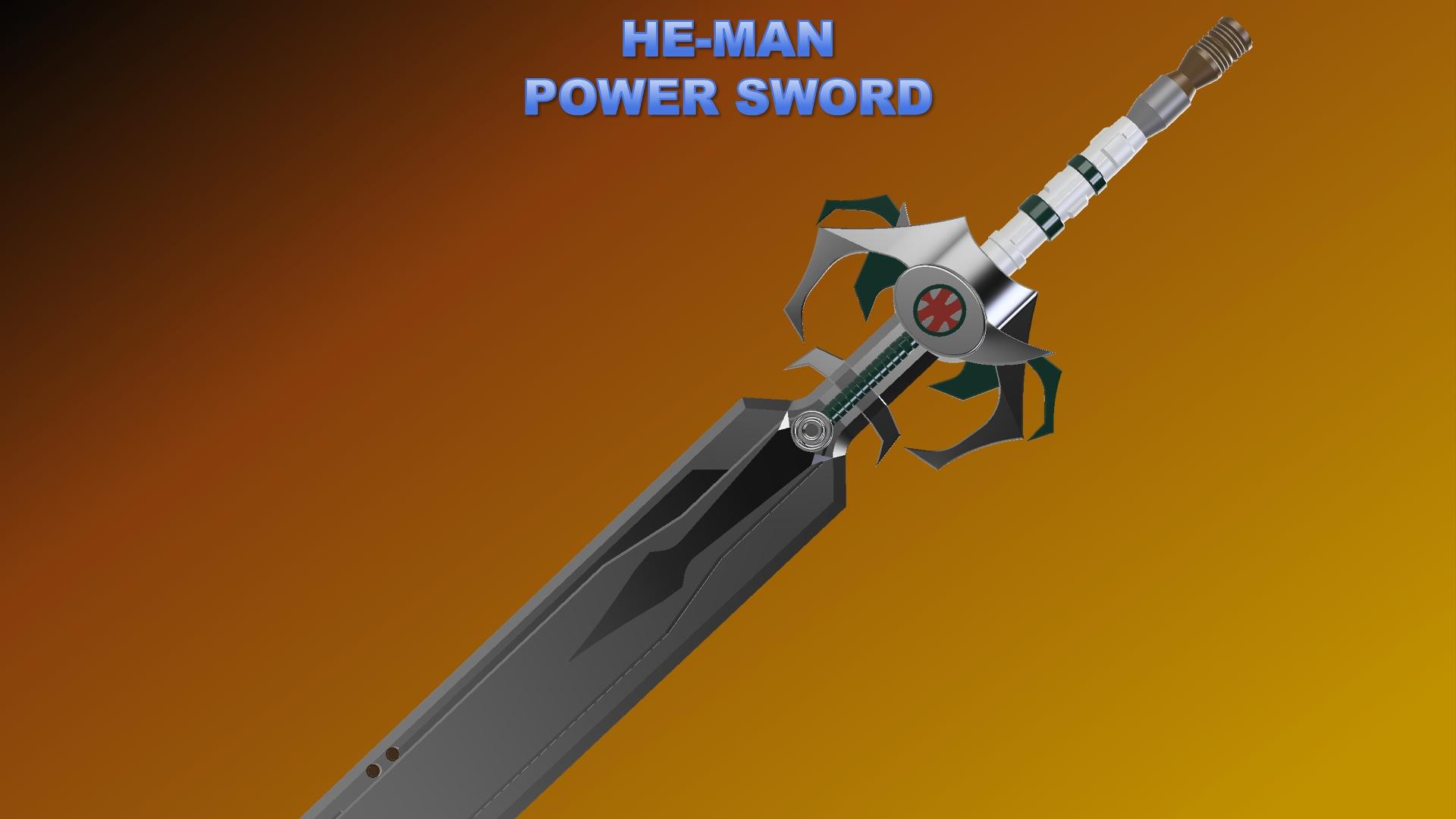 HE-MAN Power Sword 2002 (Life Size) 3d model