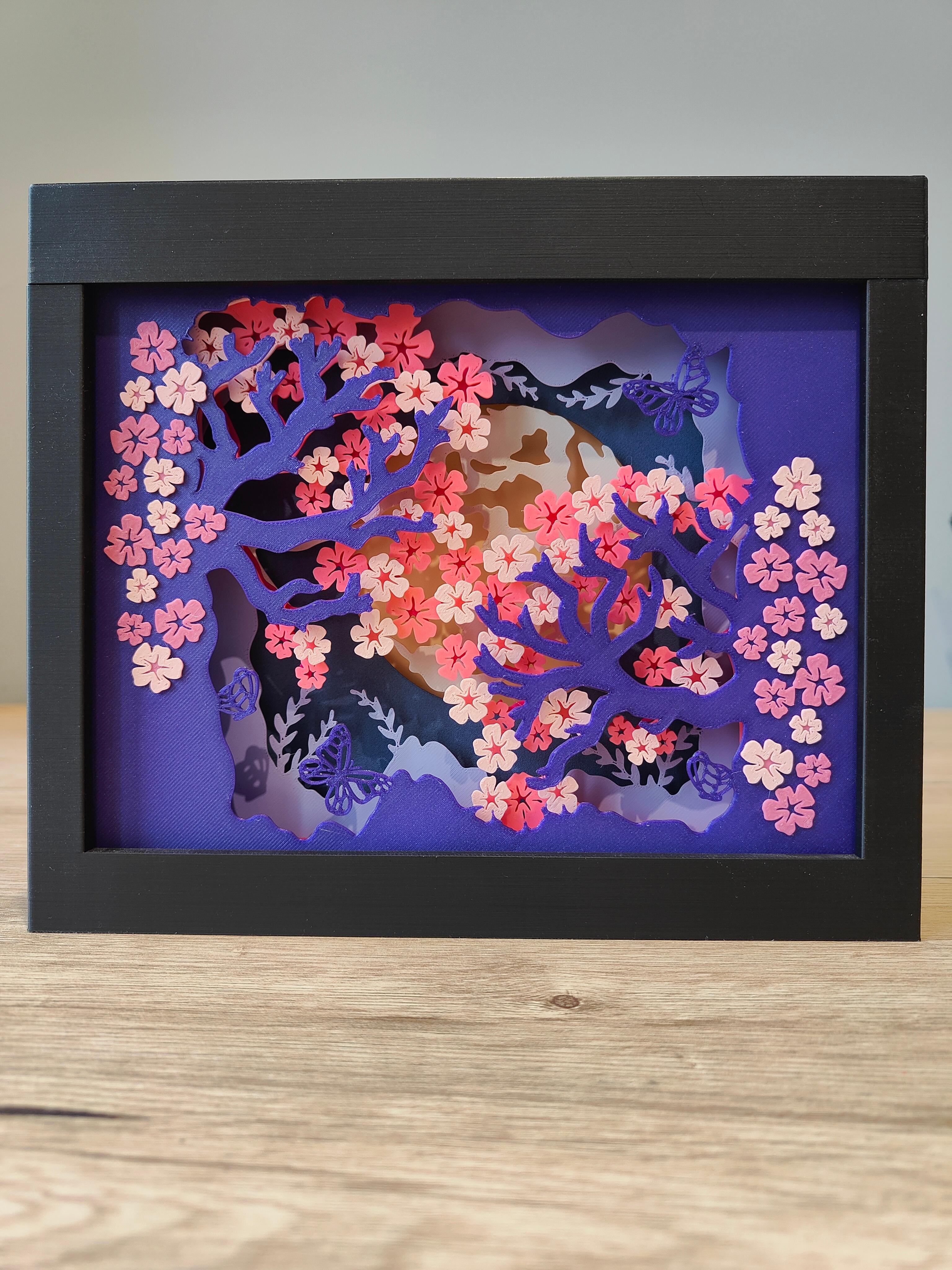 Sakura Shadow Box (A) 🌸 3d model