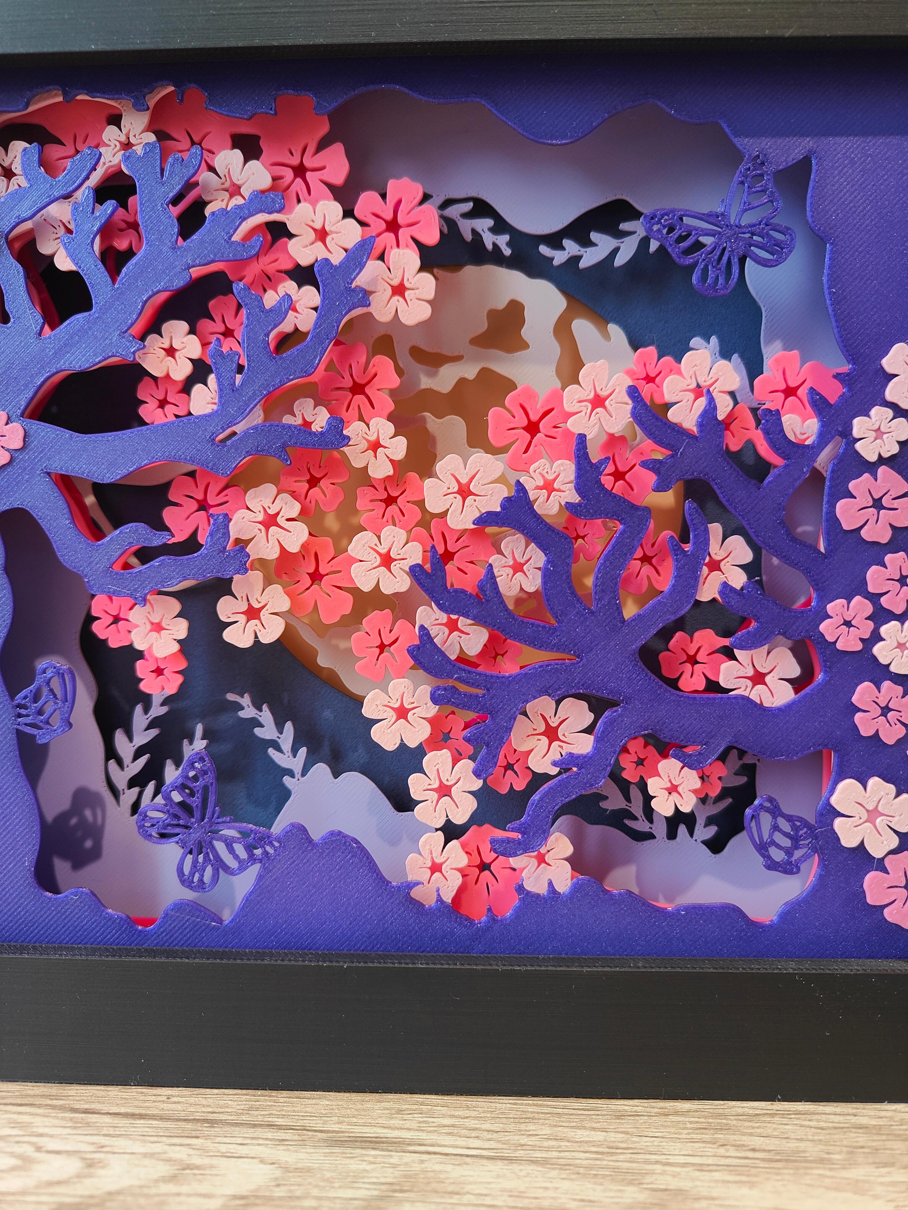 Sakura Shadow Box (A) 🌸 3d model