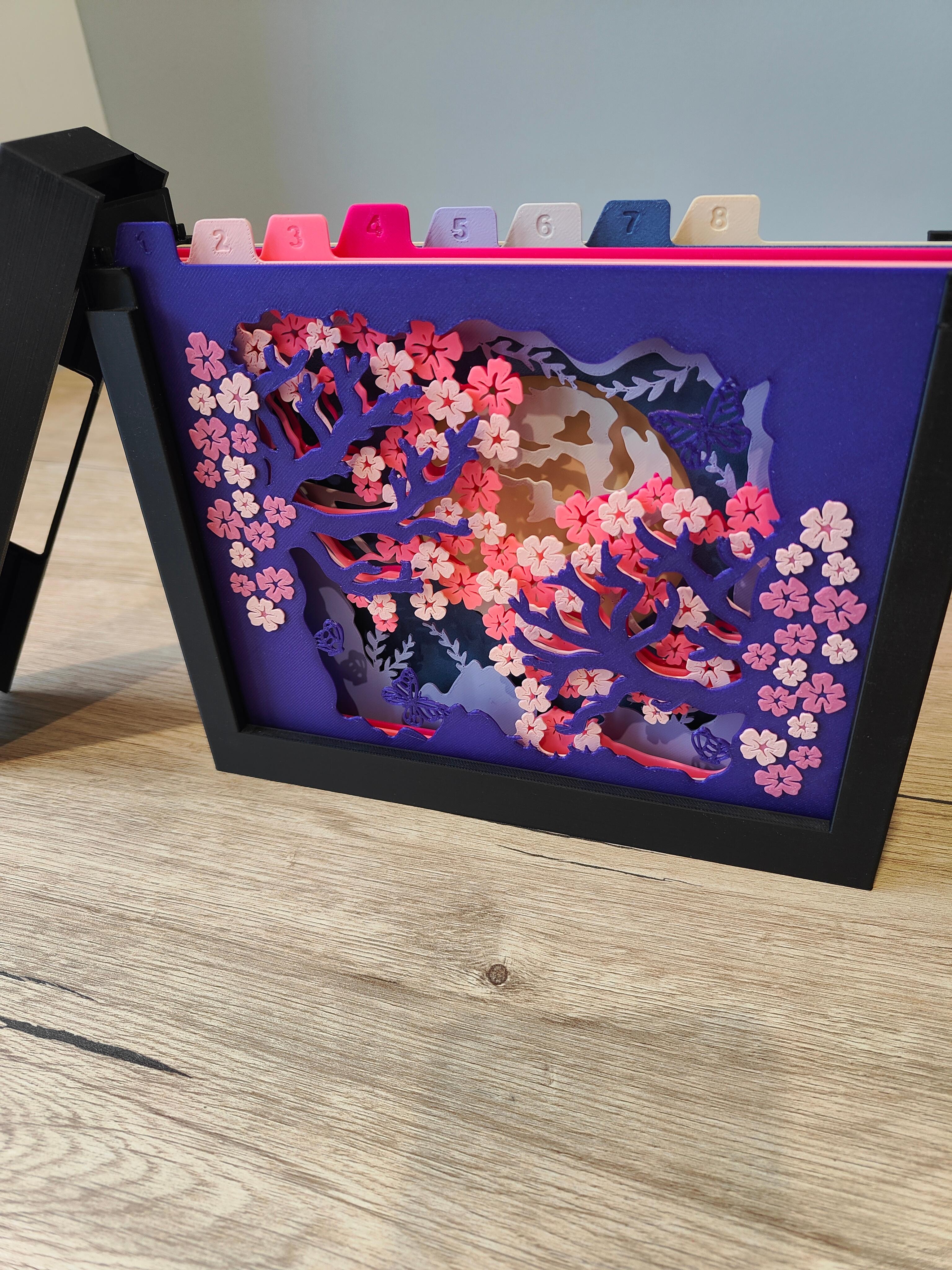 Sakura Shadow Box (A) 🌸 3d model