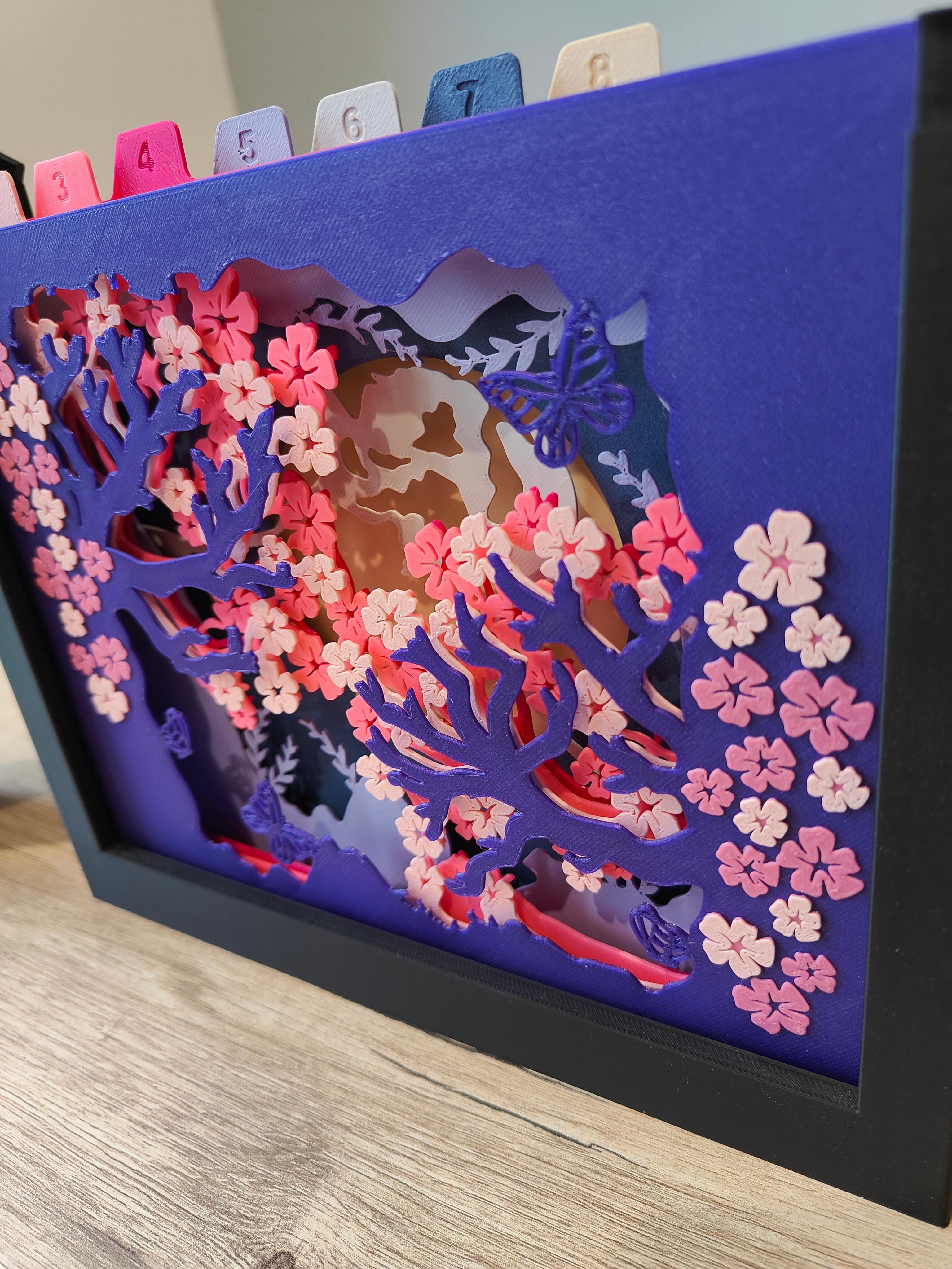 Sakura Shadow Box (A) 🌸 3d model