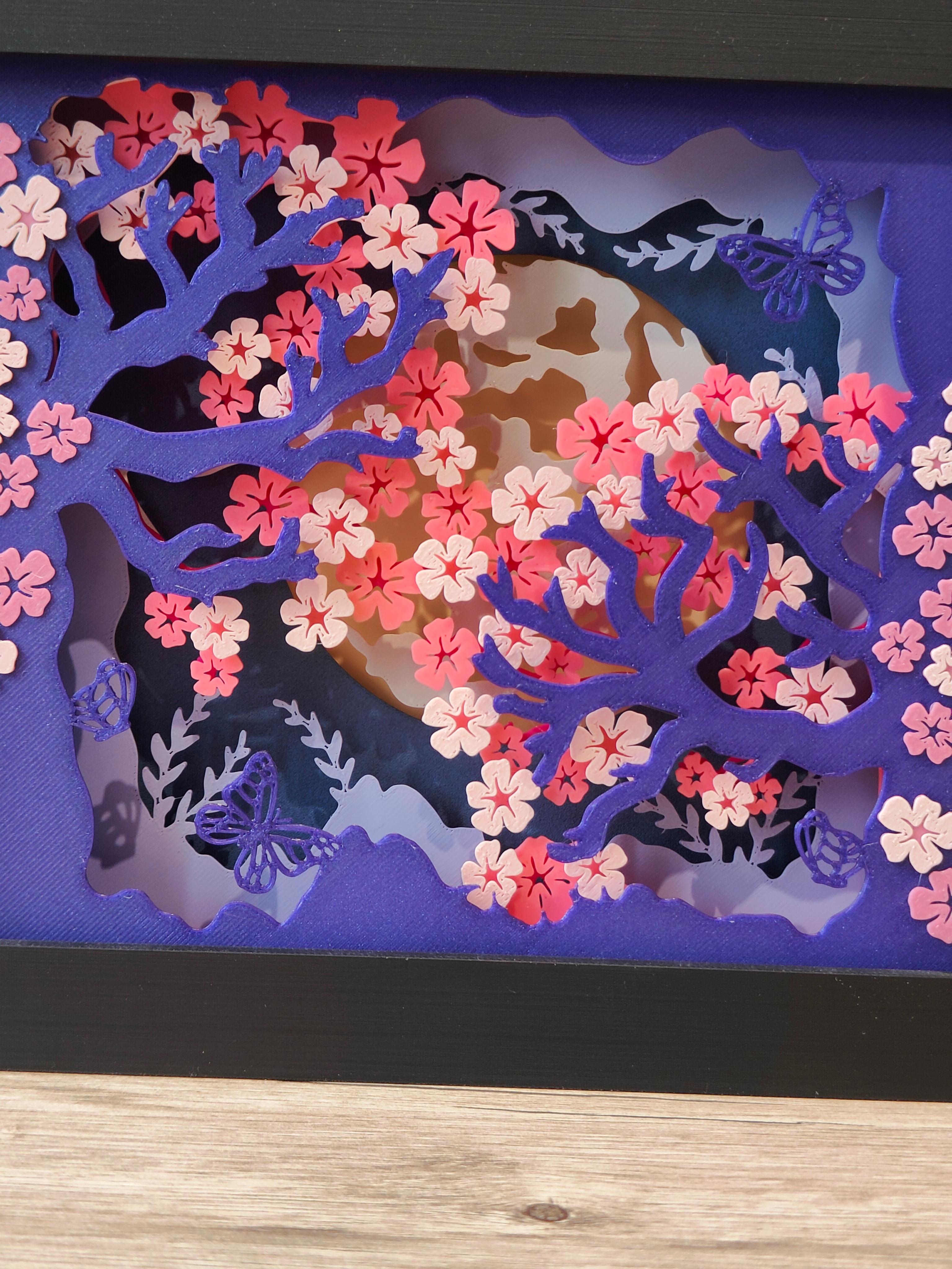 Sakura Shadow Box (A) 🌸 3d model