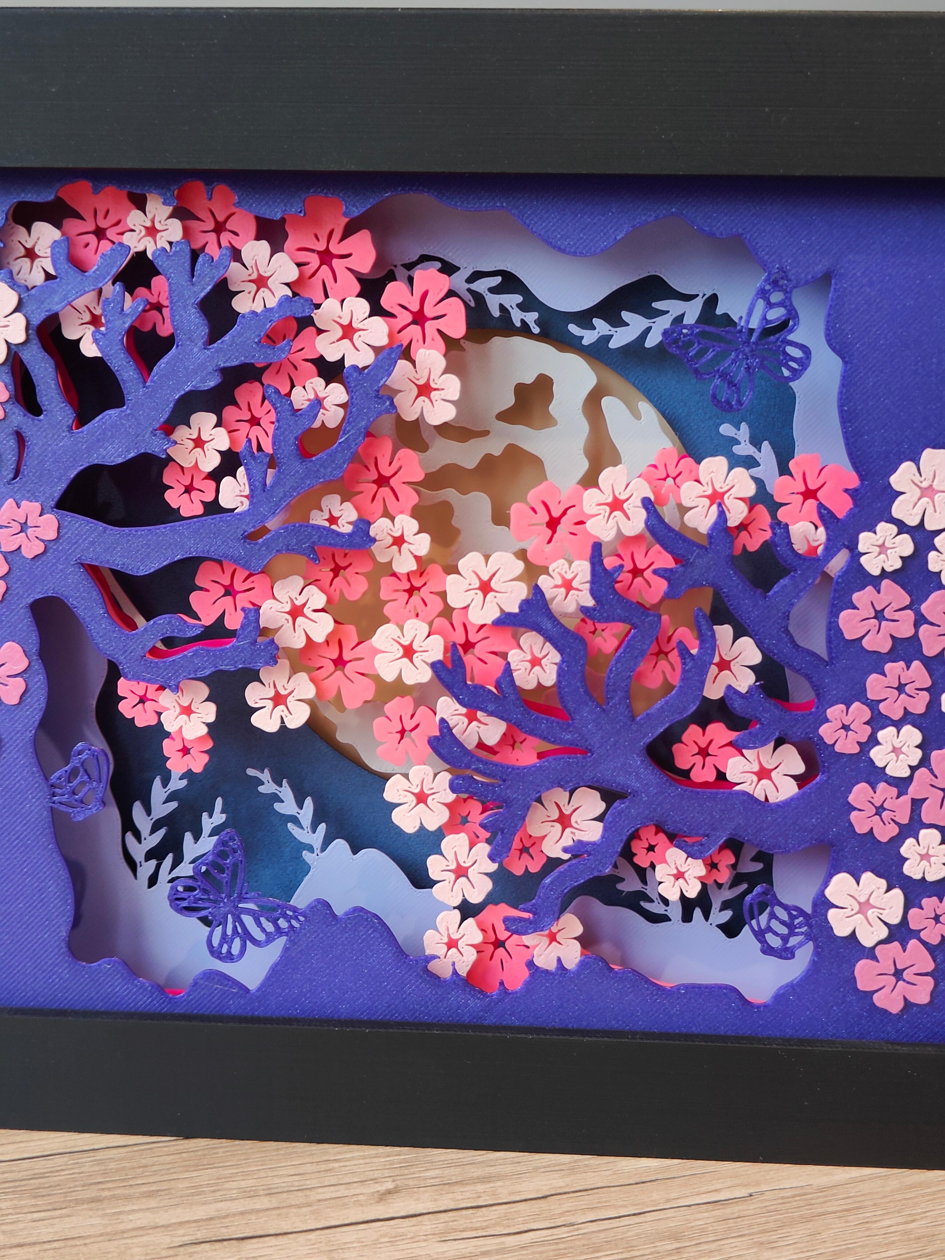 Sakura Shadow Box (A) 🌸 3d model