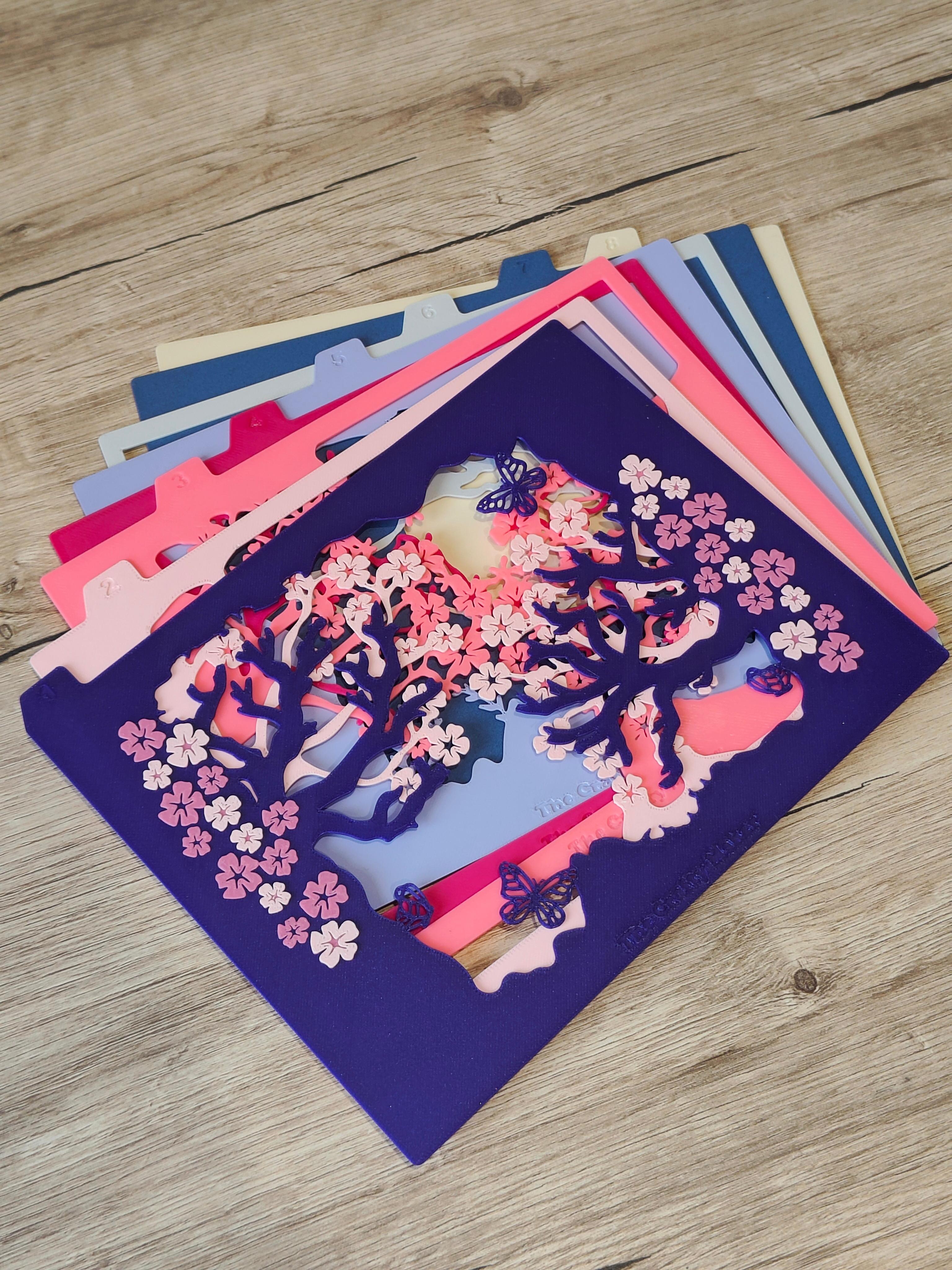 Sakura Shadow Box (A) 🌸 3d model